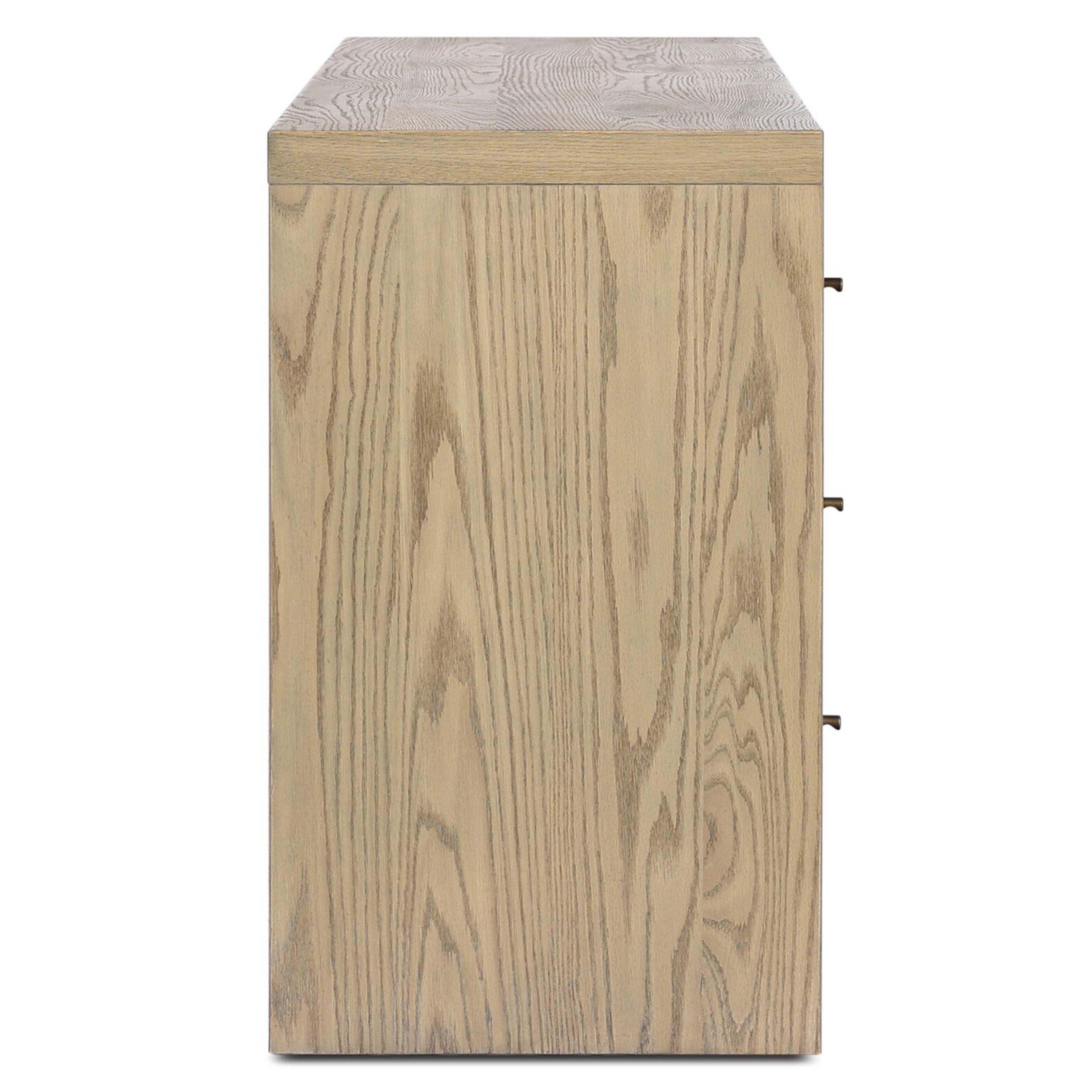 Torrington 6 Drawer Dresser, Sandy Oak Resawn