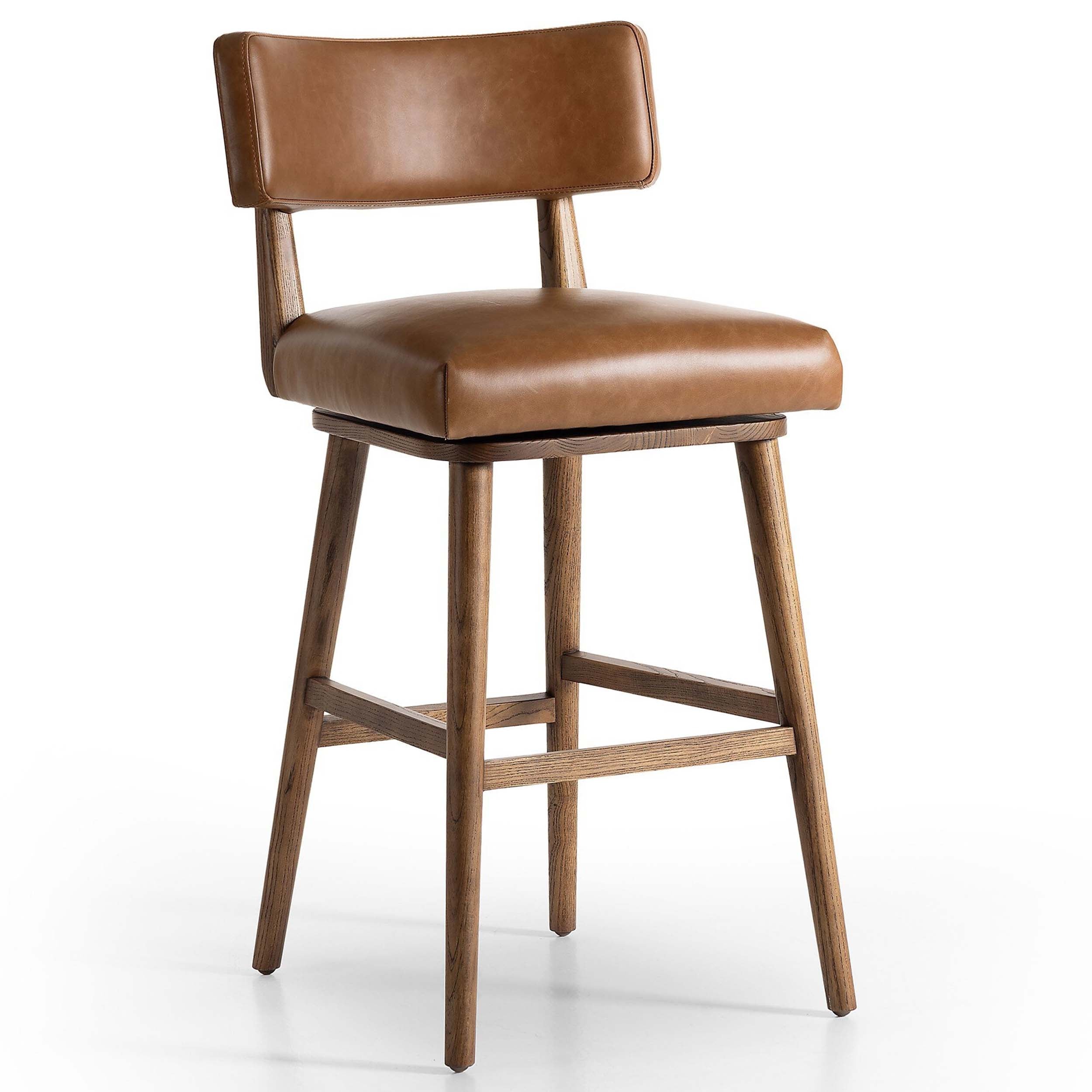 Cardell Swivel Bar + Counter Stool, Sonoma Chestnut