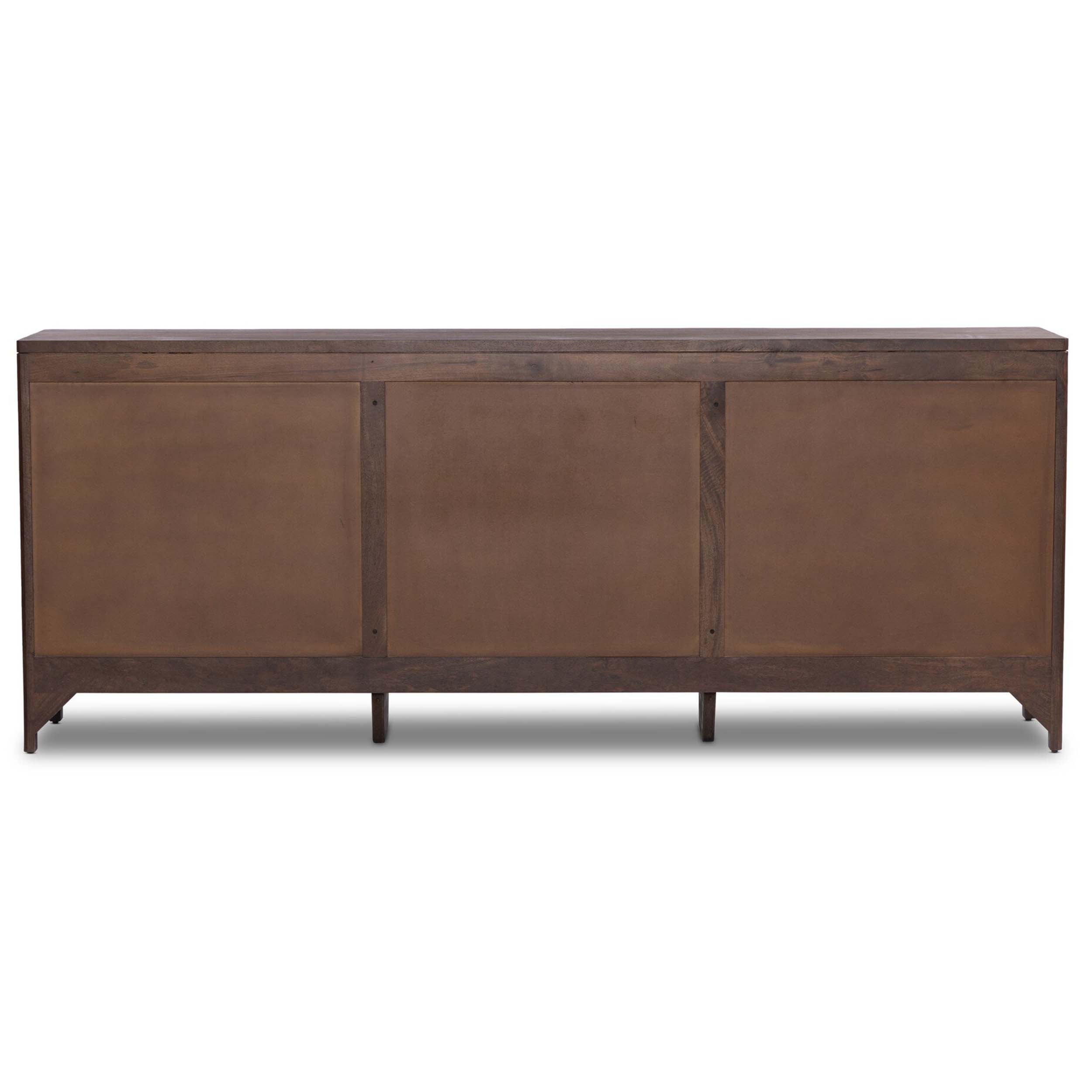 Sydney 9 Drawer Dresser, Brown Cane
