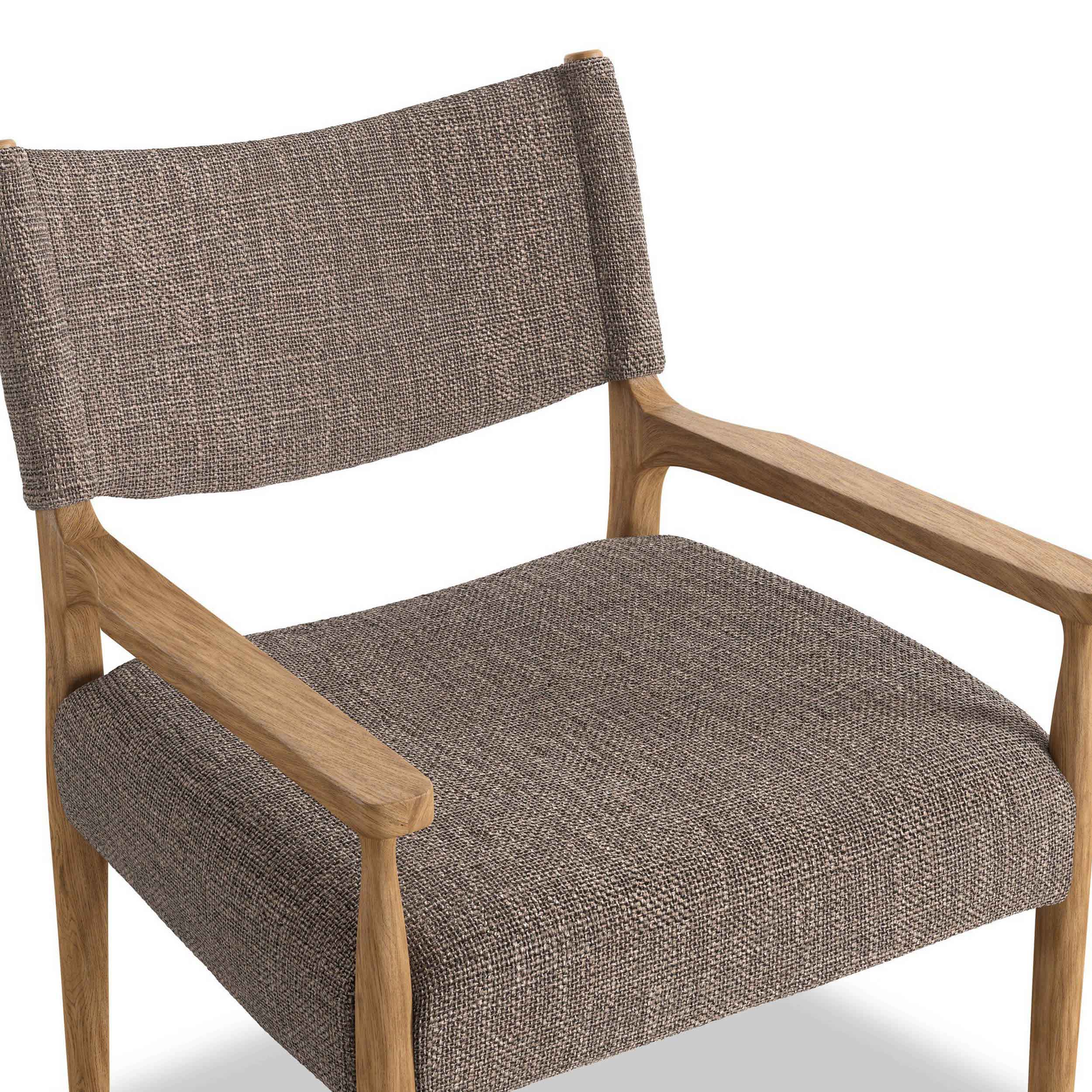 Jayla Dining Armchair, Saxon Mink