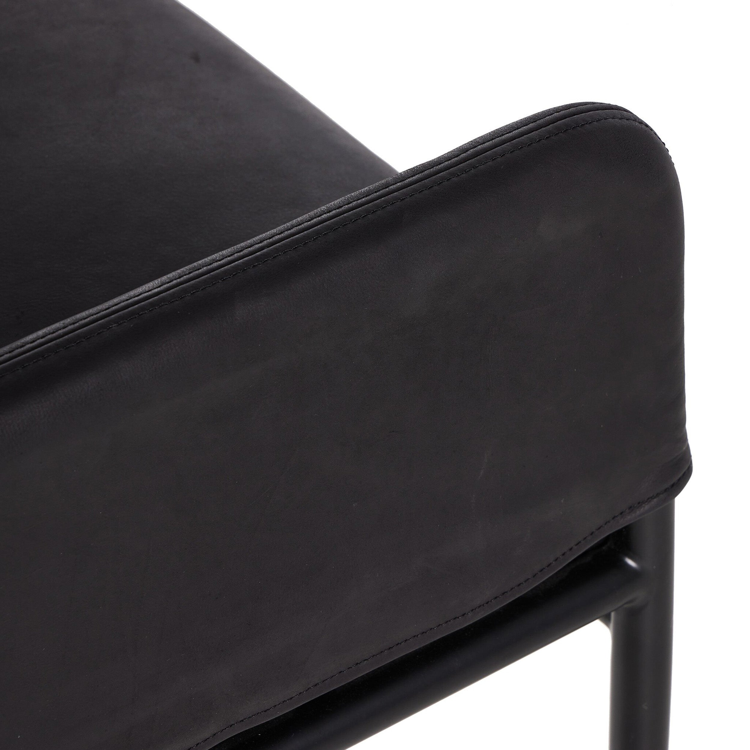 Brickel Backless Bench, Heirloom Black