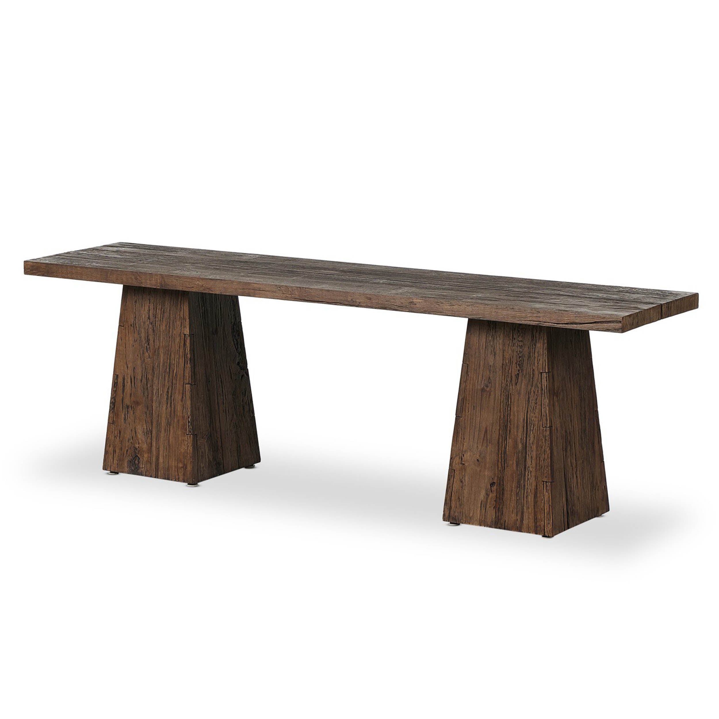 Atlas Console Table, Smoked Alder