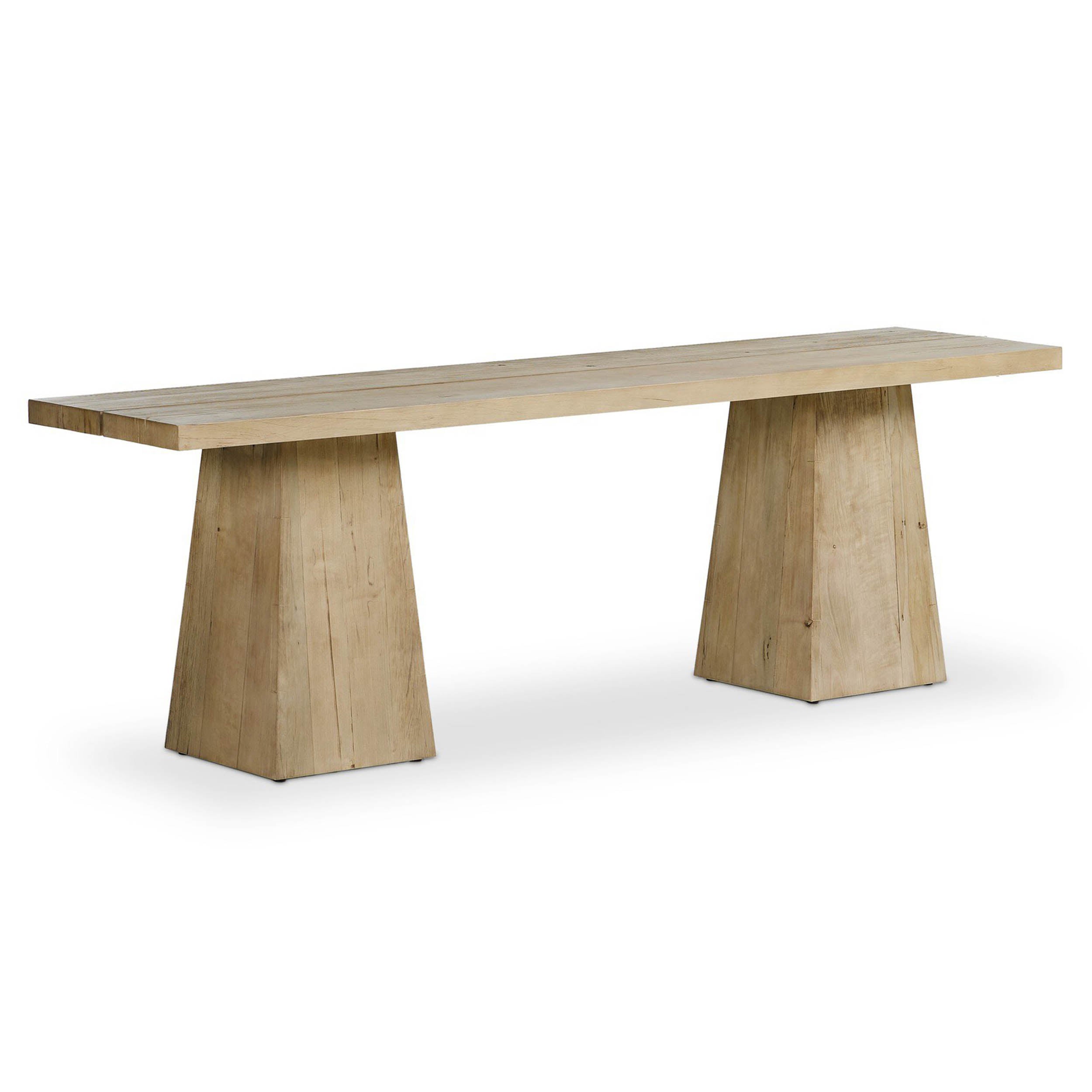 Atlas Console Table, Bleached Alder