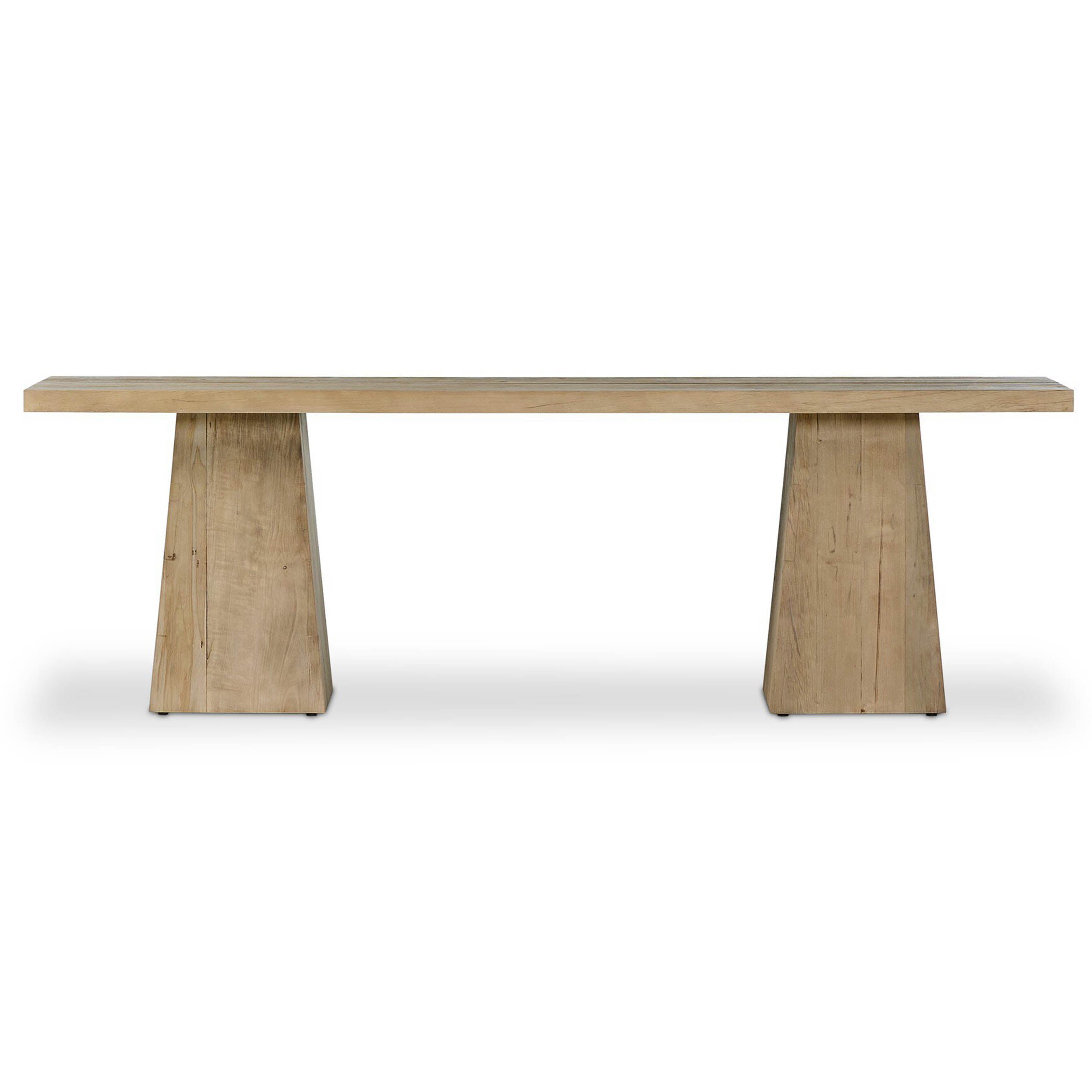 Atlas Console Table, Bleached Alder