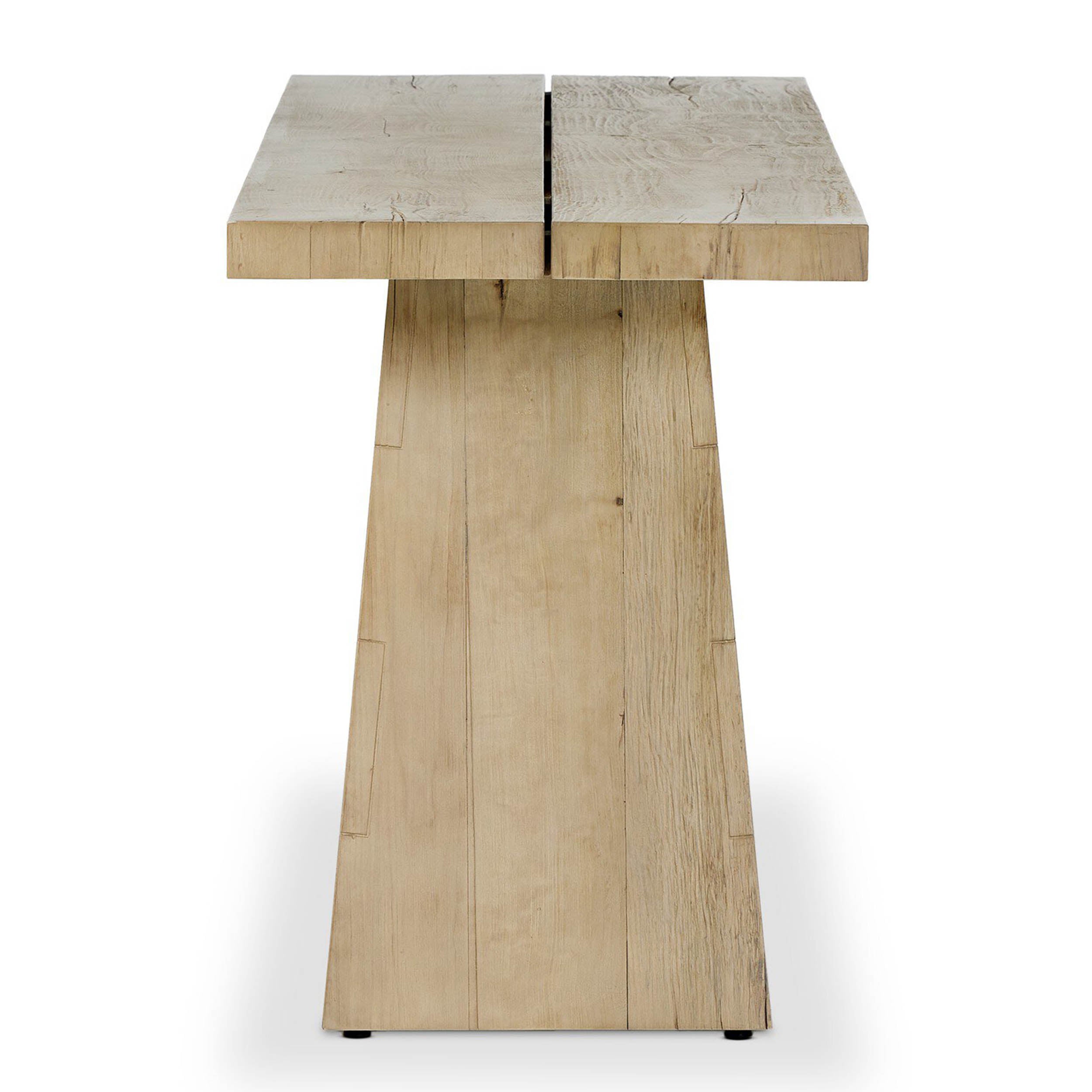 Atlas Console Table, Bleached Alder