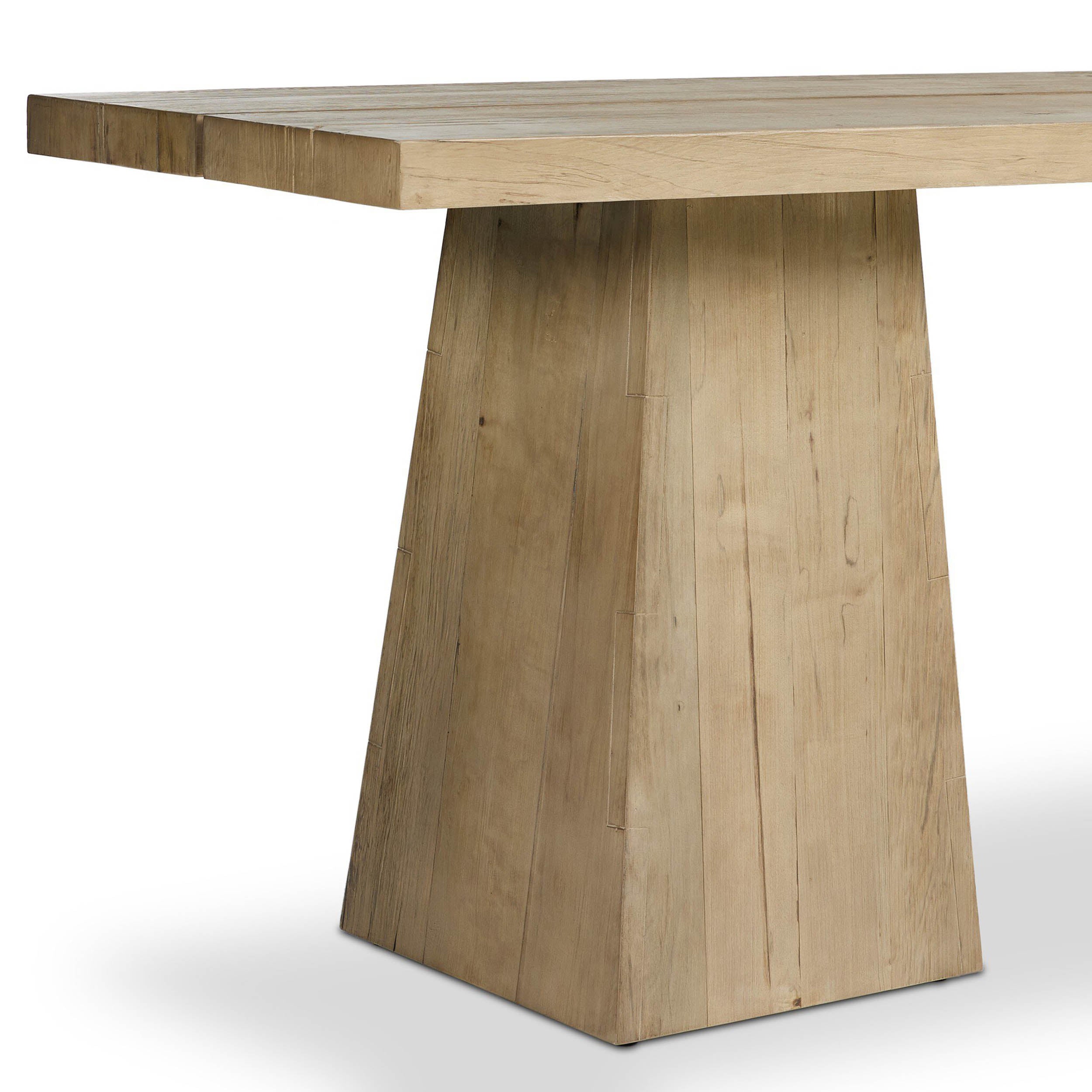 Atlas Console Table, Bleached Alder