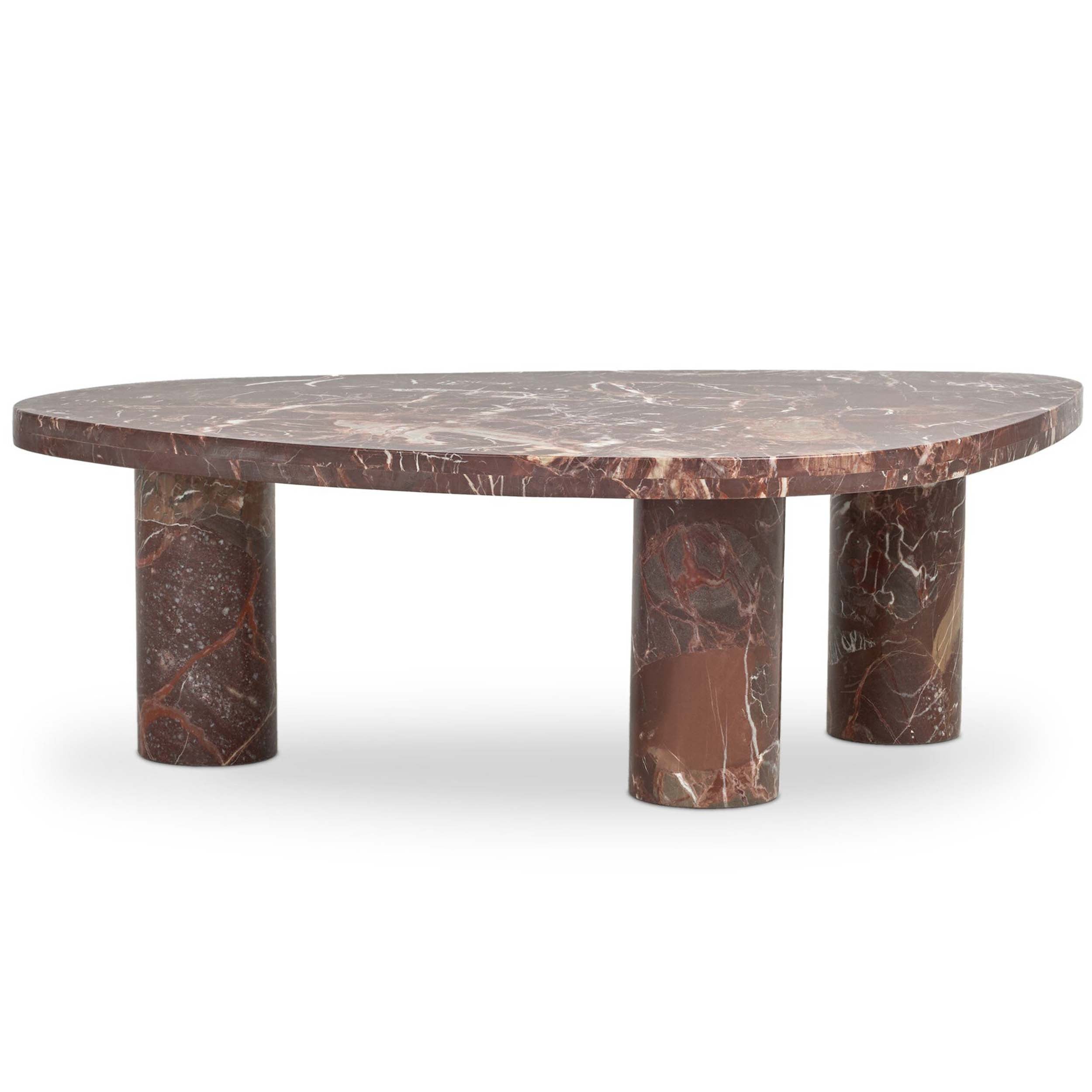Zion Nesting Coffee Table, Merlot Marble