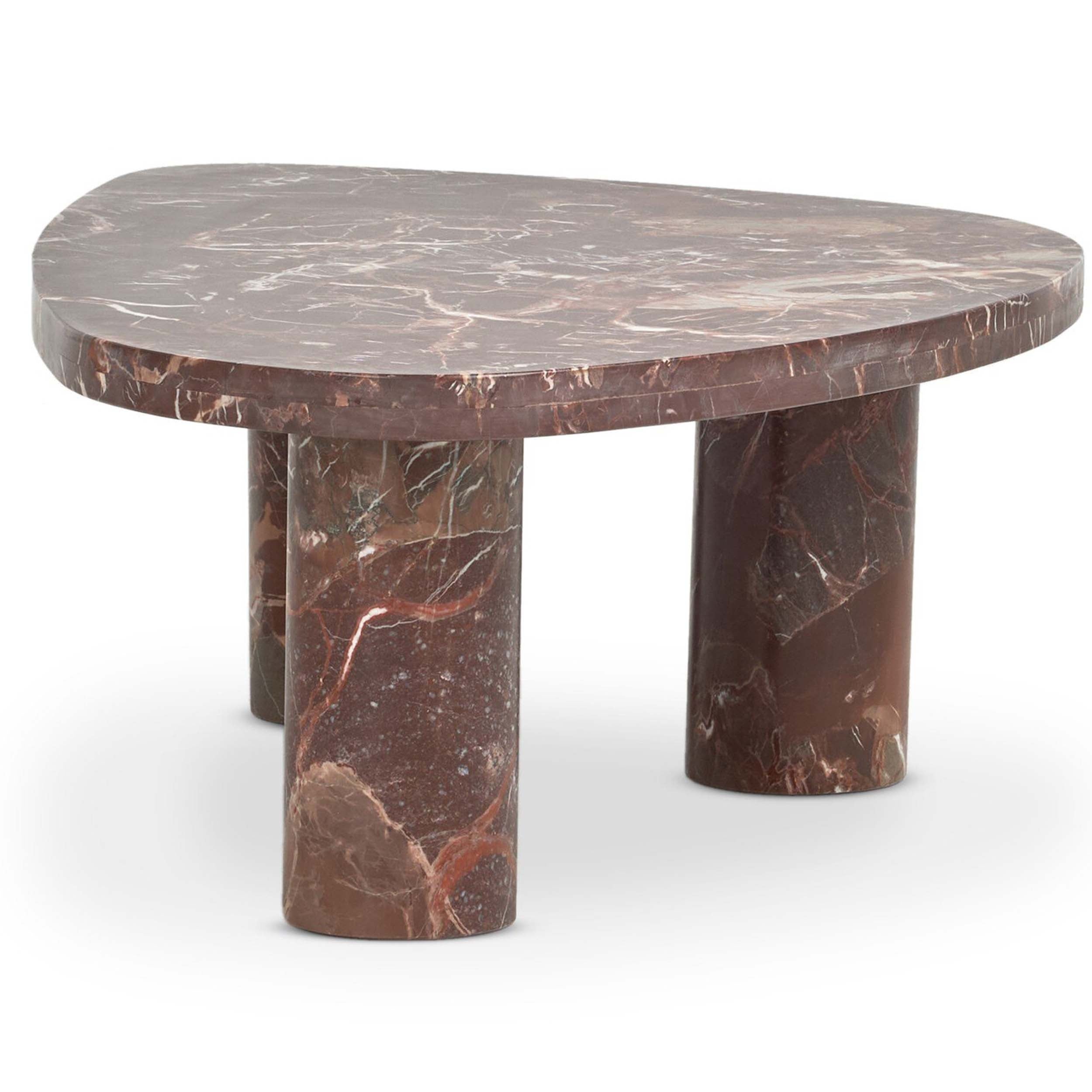 Zion Nesting Coffee Table, Merlot Marble