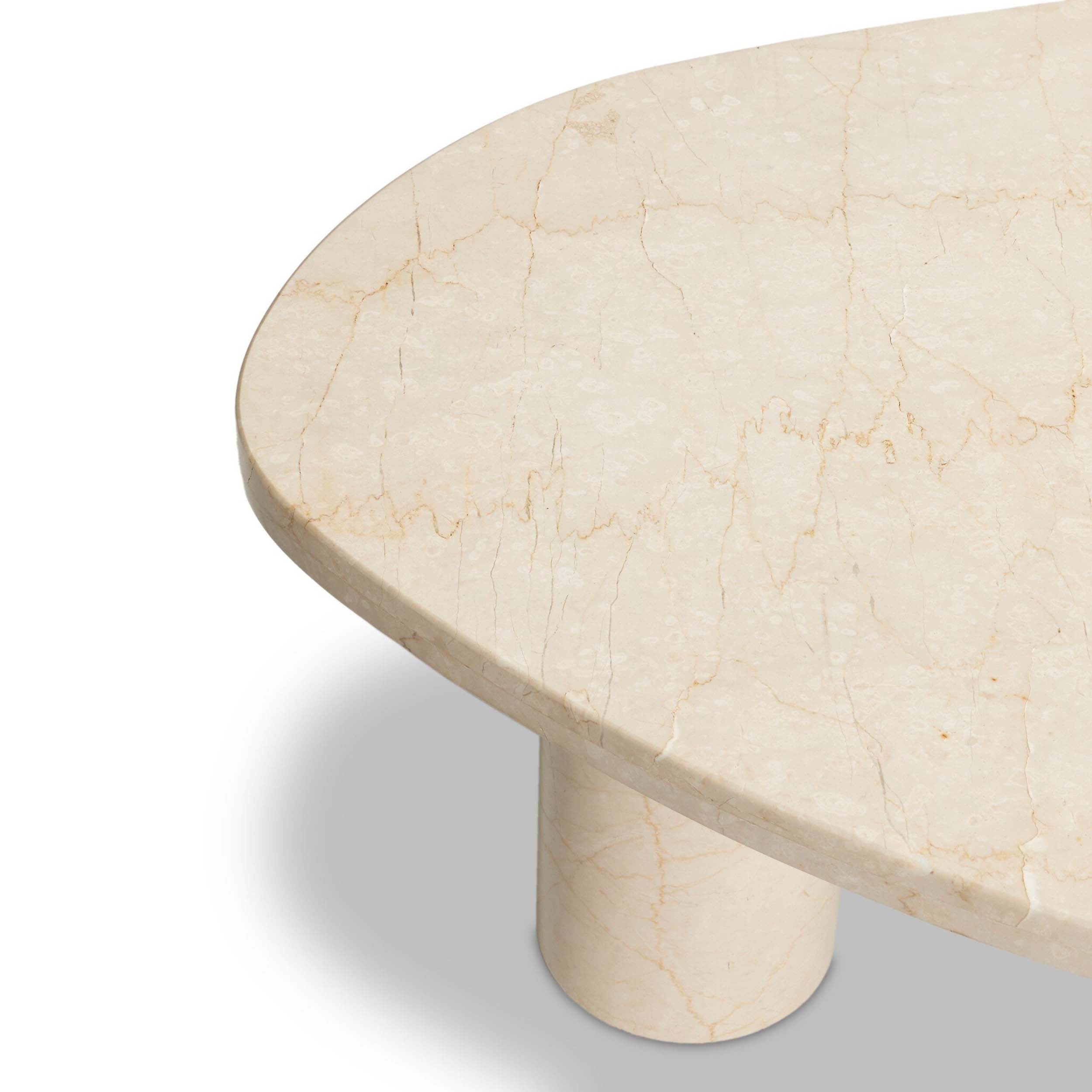 Zion Nesting Coffee Table, Cream Marble