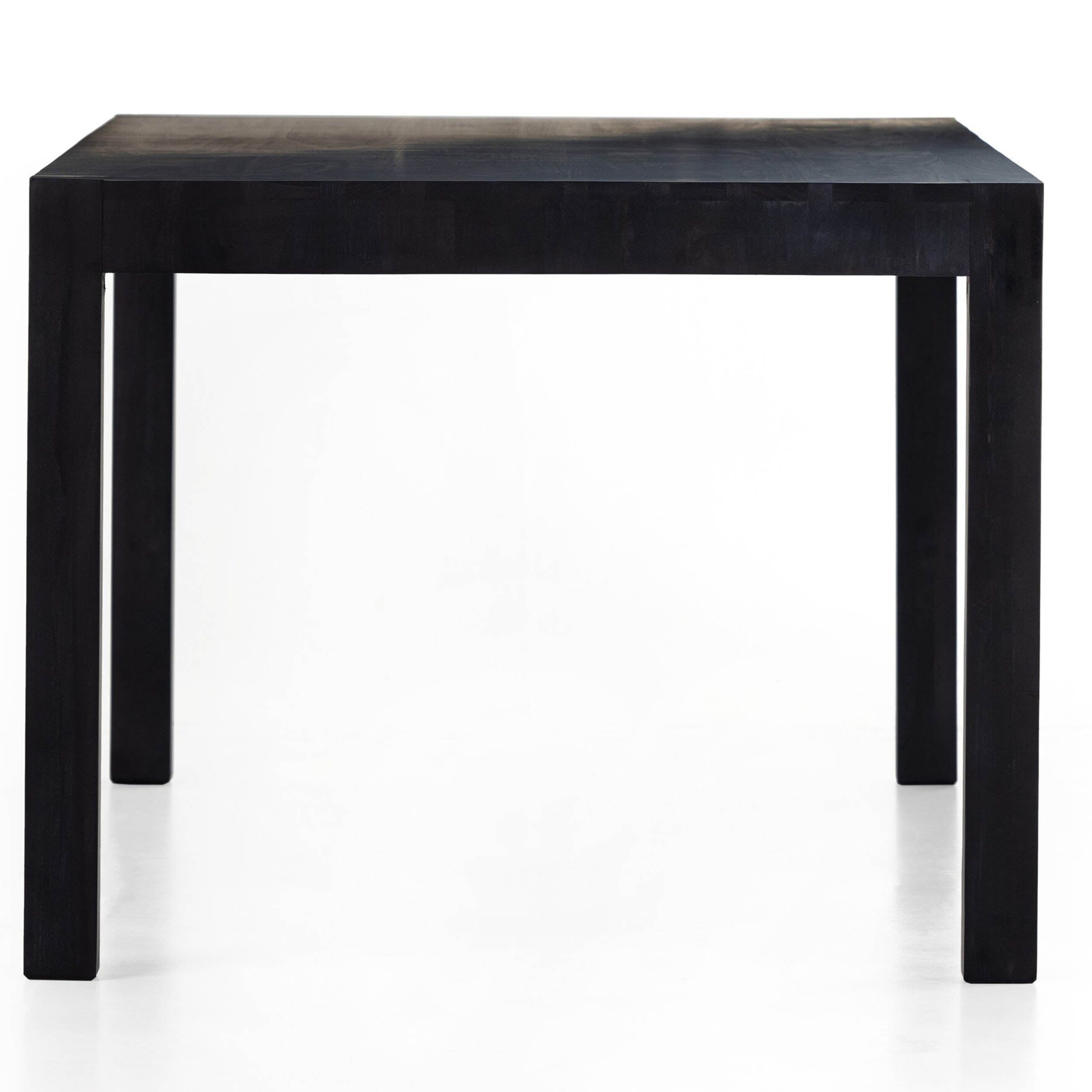 Isador Dining Table, Black Wash Poplar