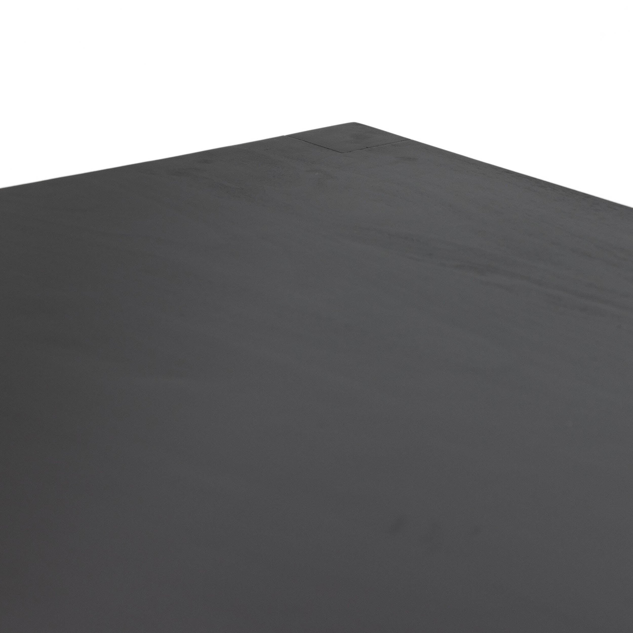 Isador Dining Table, Black Wash Poplar