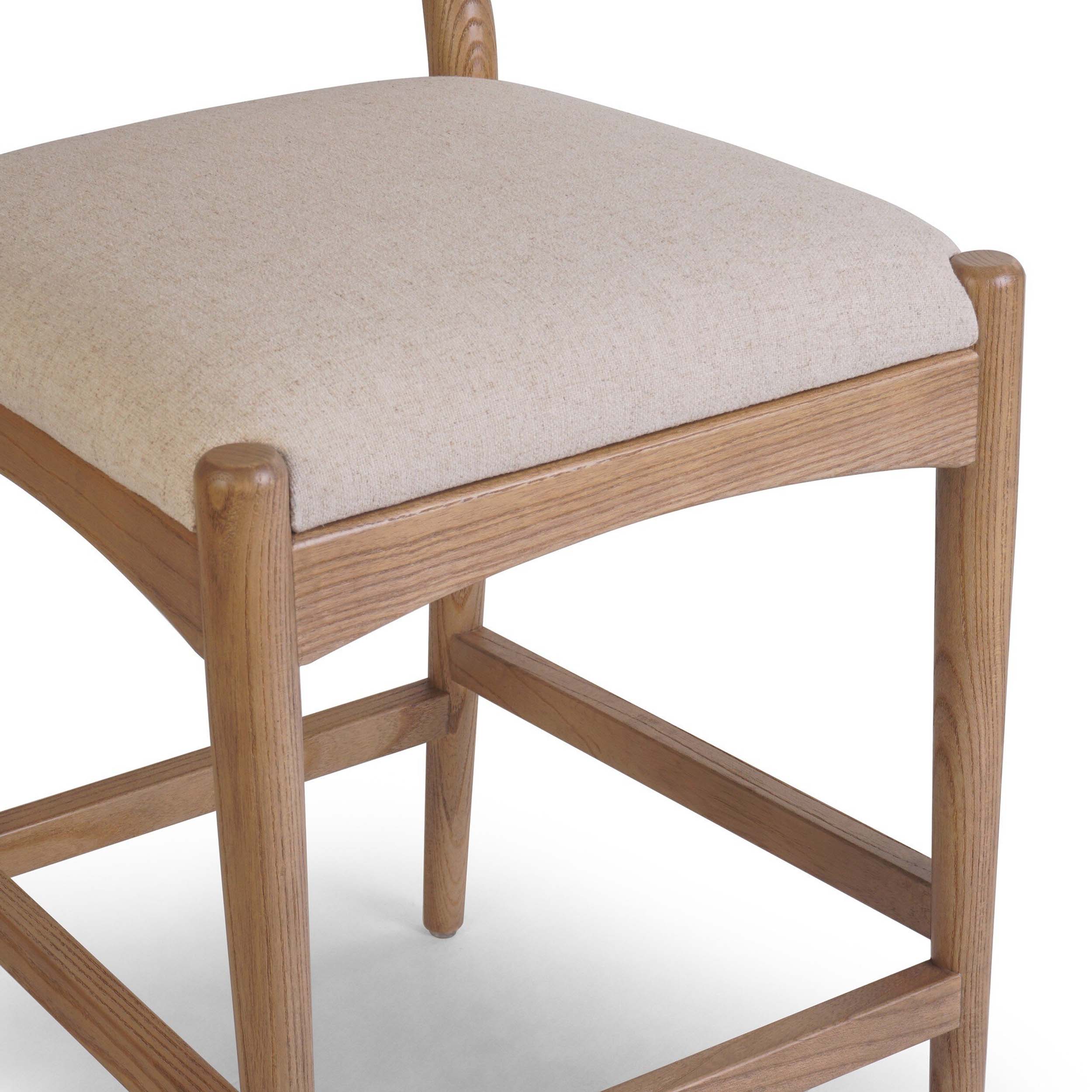 Haddon Counter Stool, Antwerp Natural, Natural Nettlewood