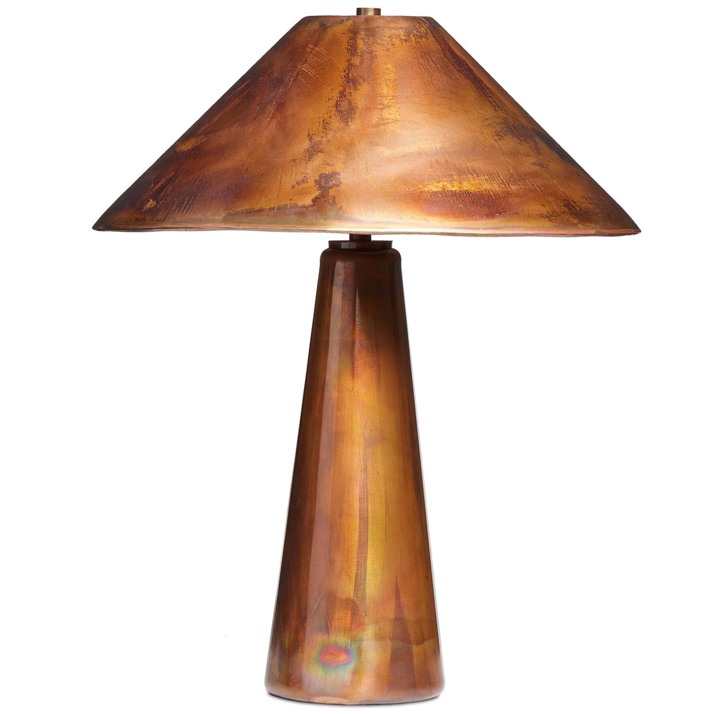 Romani Table Lamp, Iridescent Acid Wash
