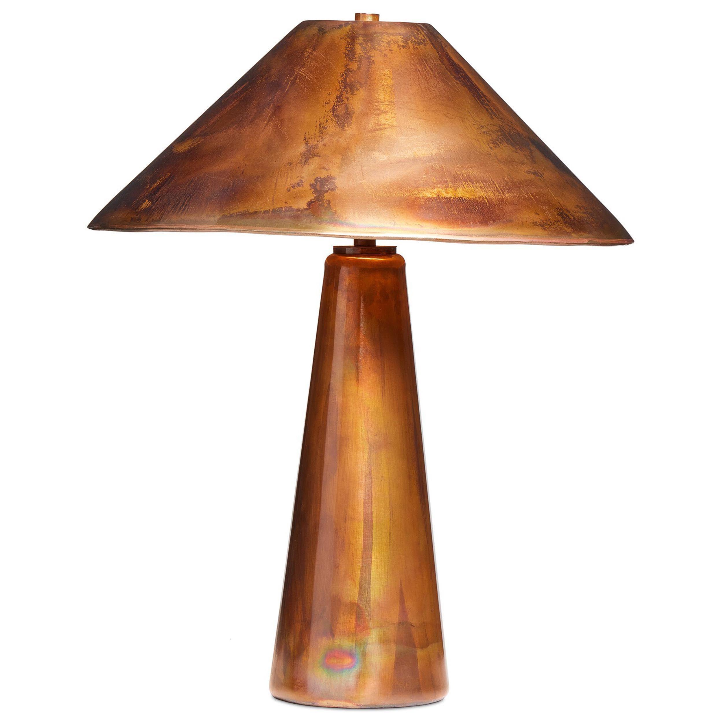 Romani Table Lamp, Iridescent Acid Wash