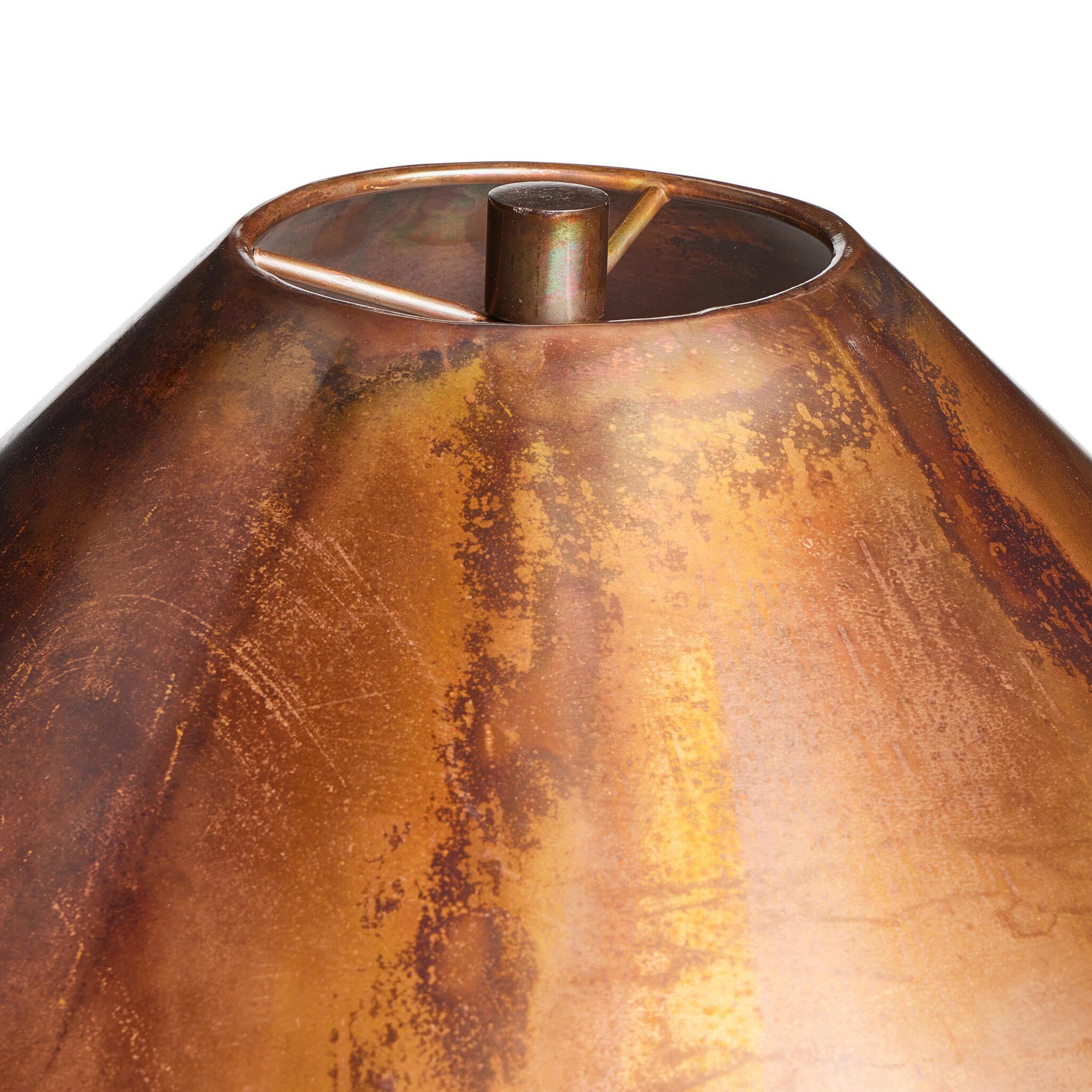 Romani Table Lamp, Iridescent Acid Wash