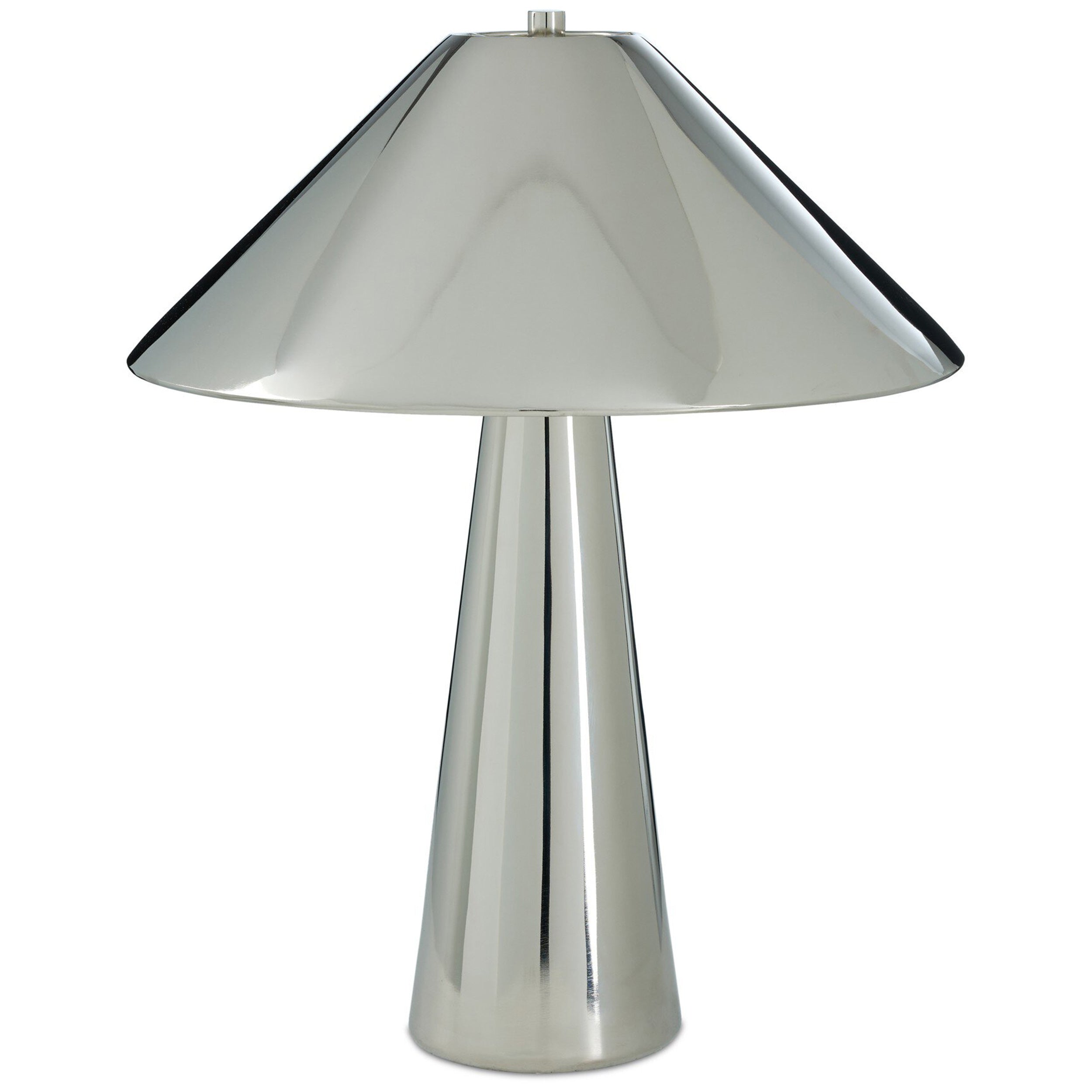 Romani Table Lamp, Nickel