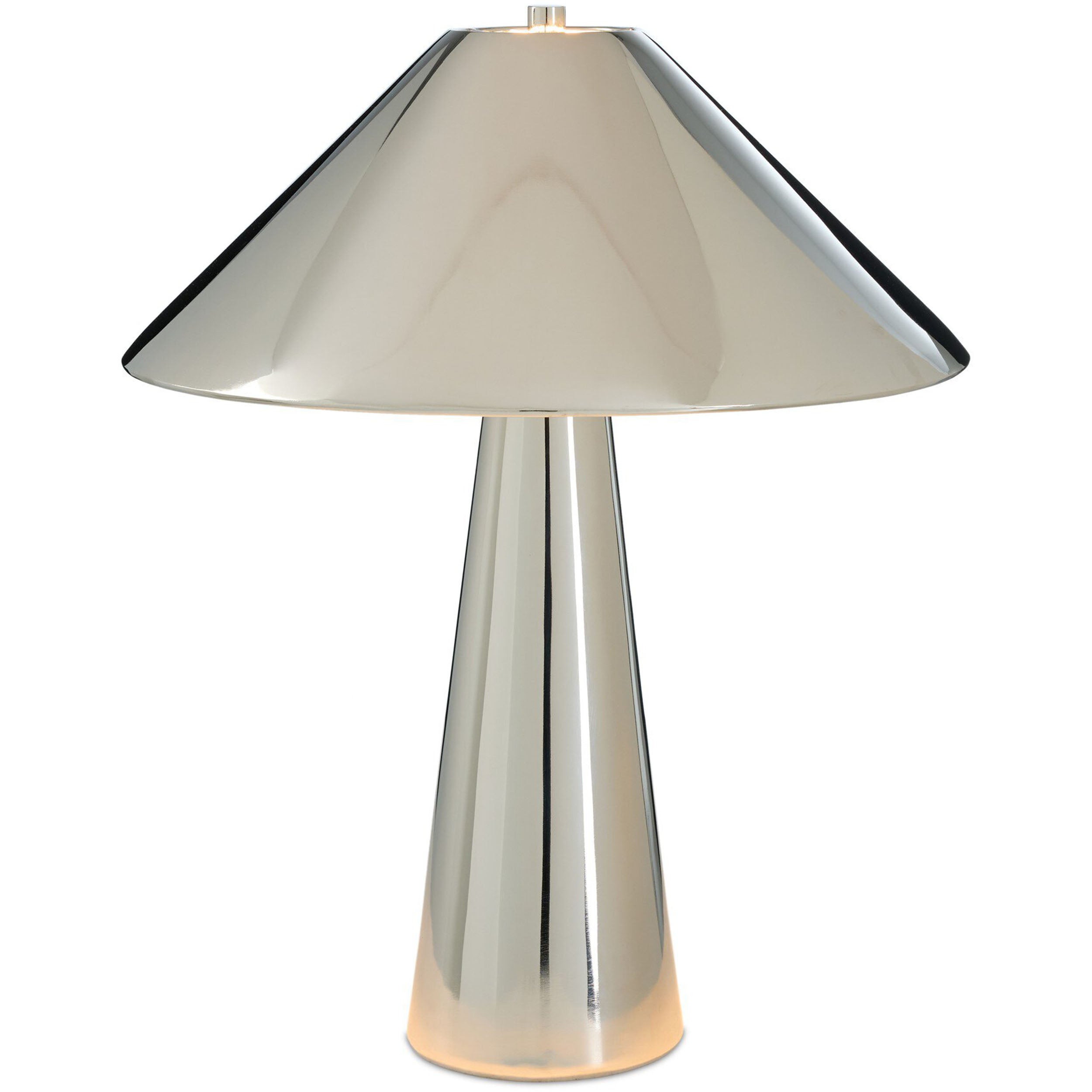 Romani Table Lamp, Nickel