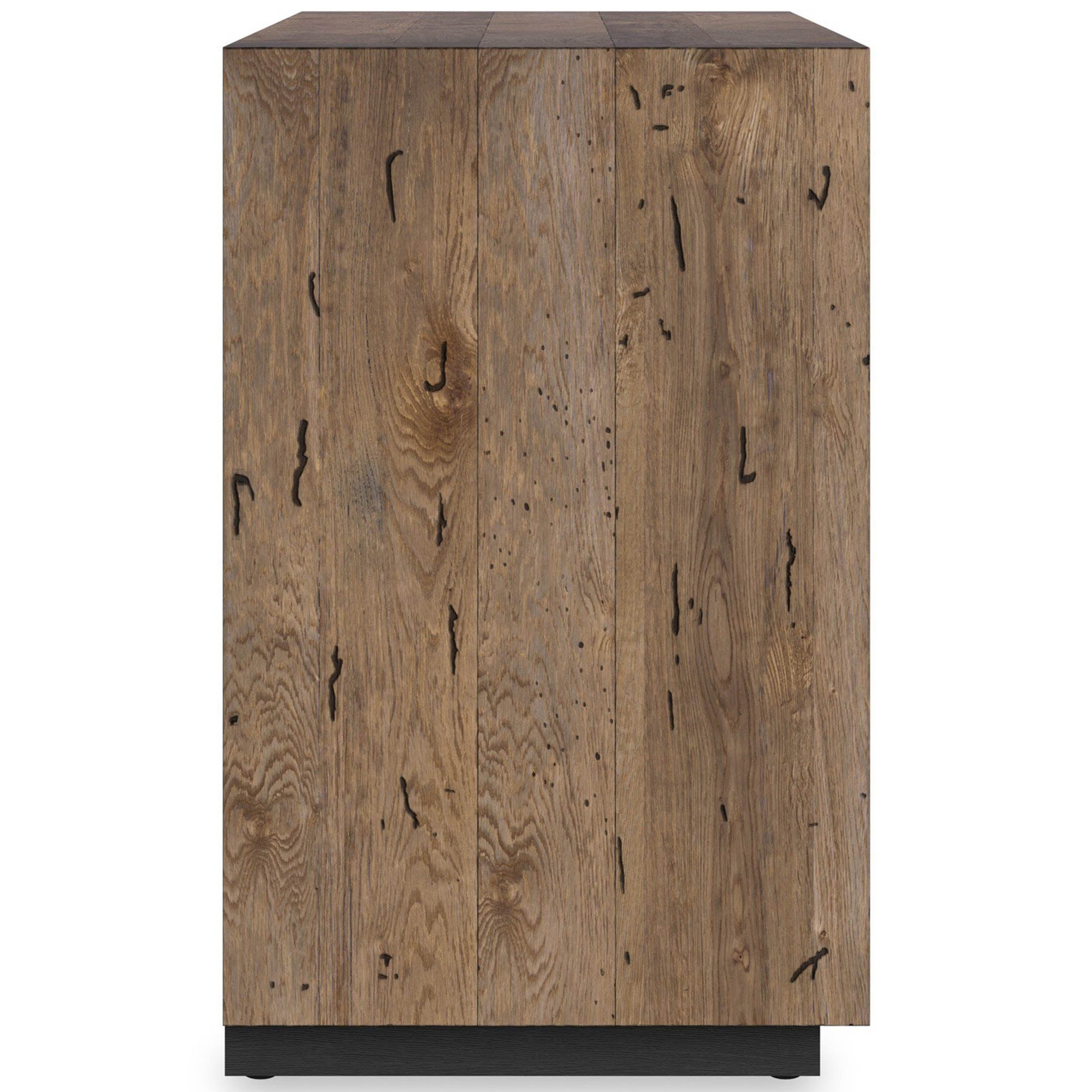 Abaso 6-Drawer Dresser, Rustic Wormwood Oak