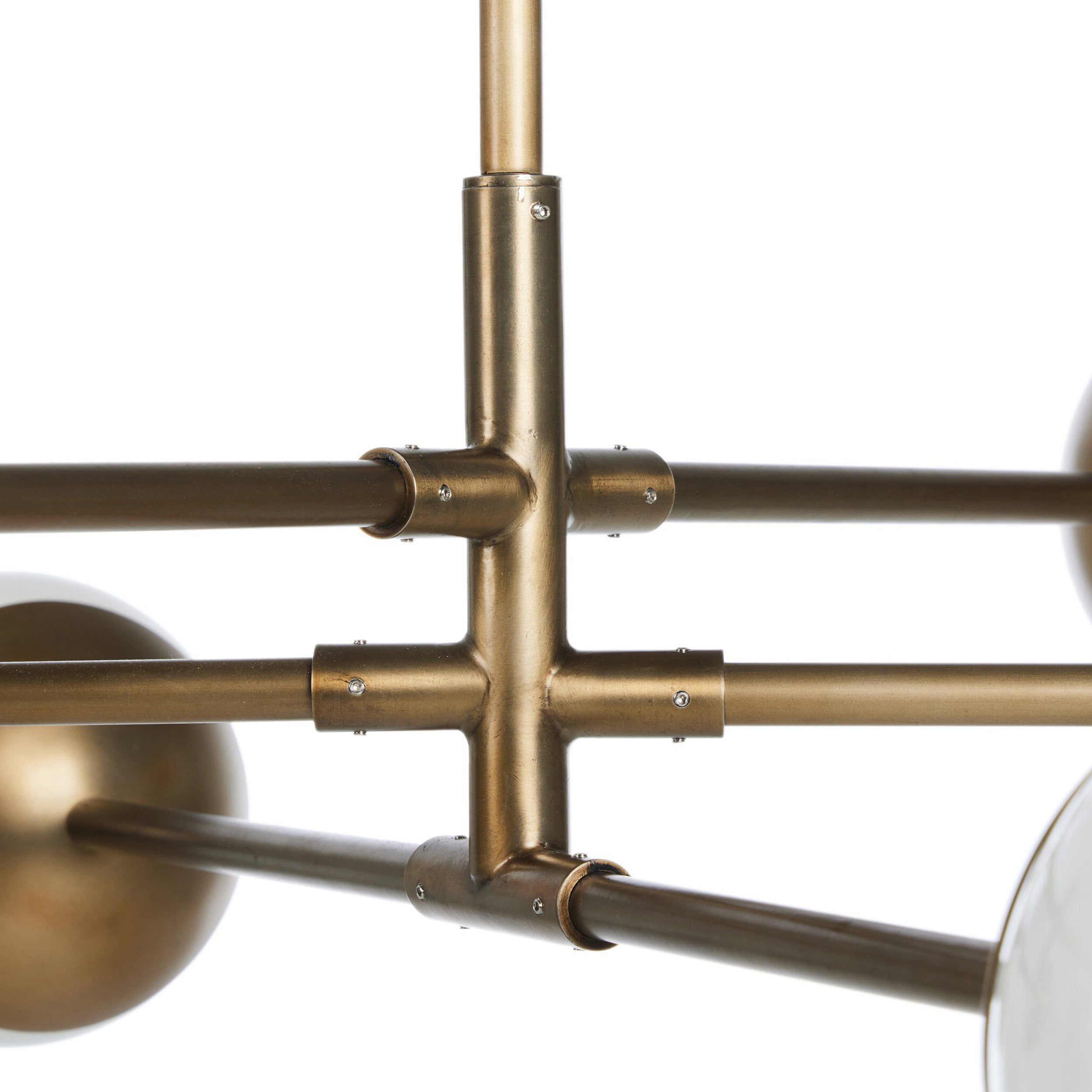 Oriana Chandelier, Aged Brass Iron