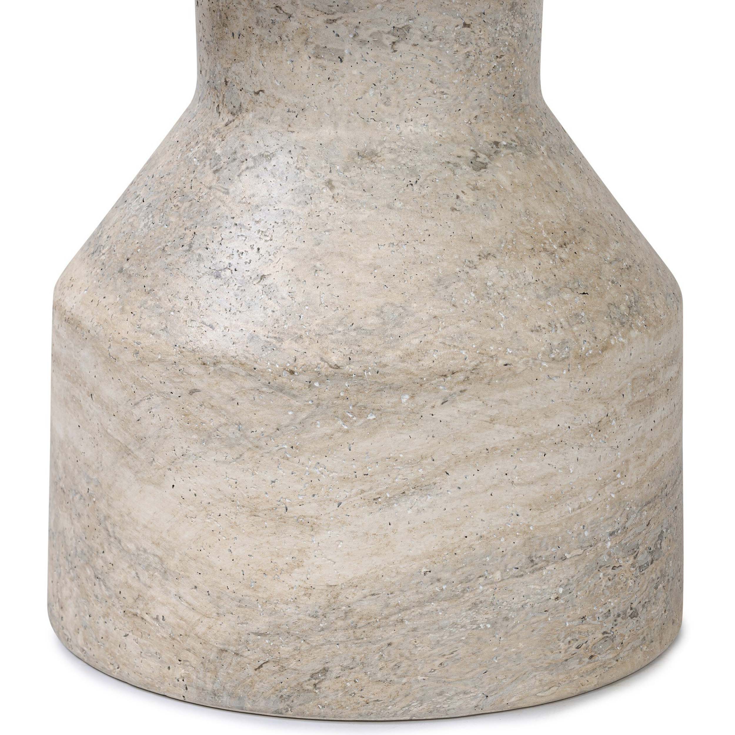 Odeon End Table, Textured Sandy Grey
