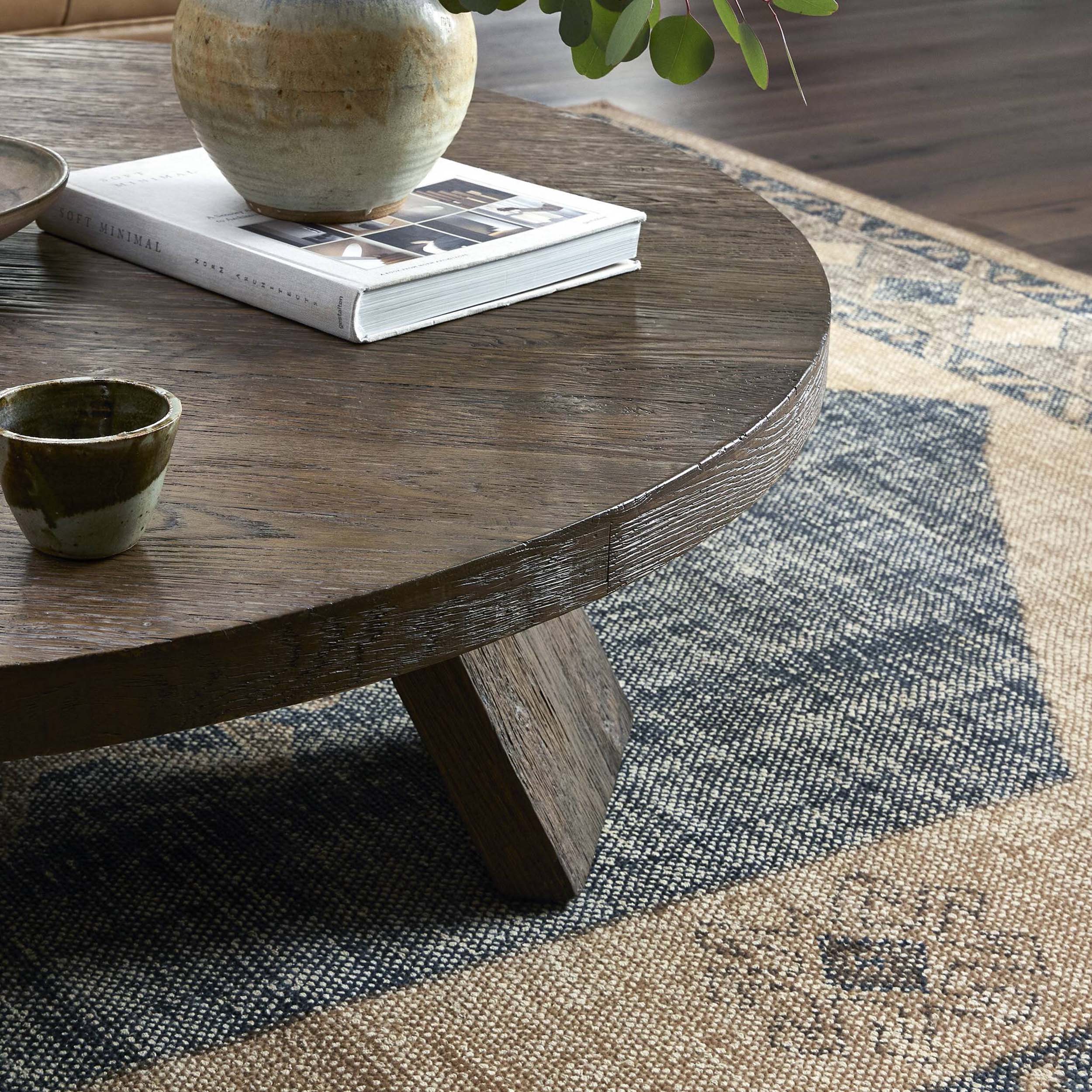 Sparrow Coffee Table, Ashen Oak Resawn