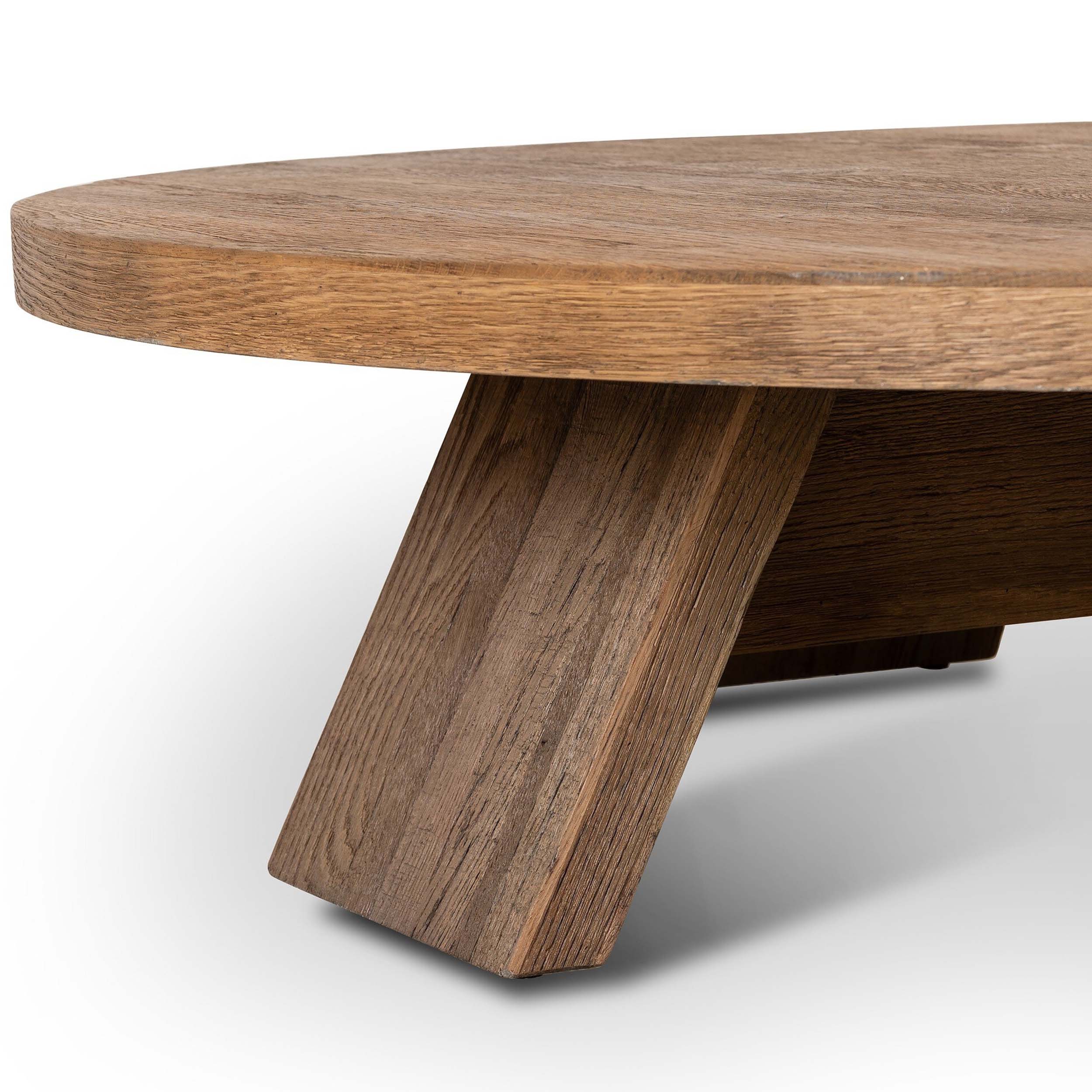 Sparrow Coffee Table, Washed Old Oak Resawn