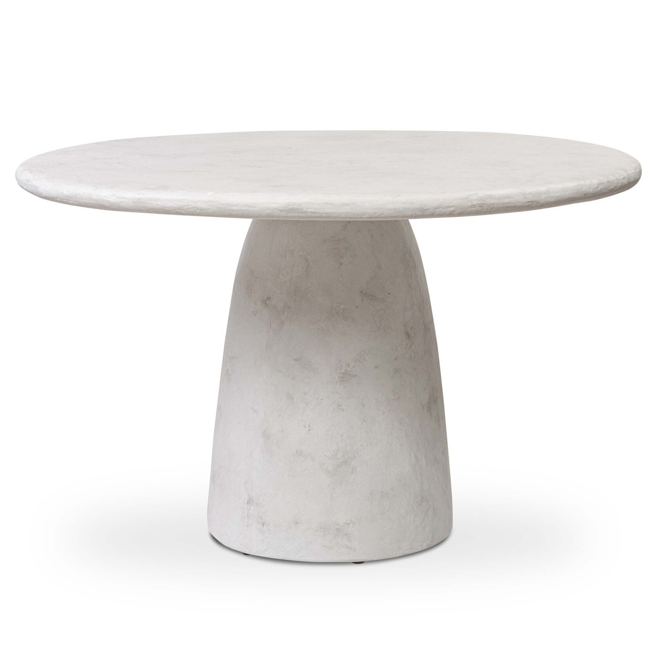 Janice Dining Table, Textured Lunar Concrete