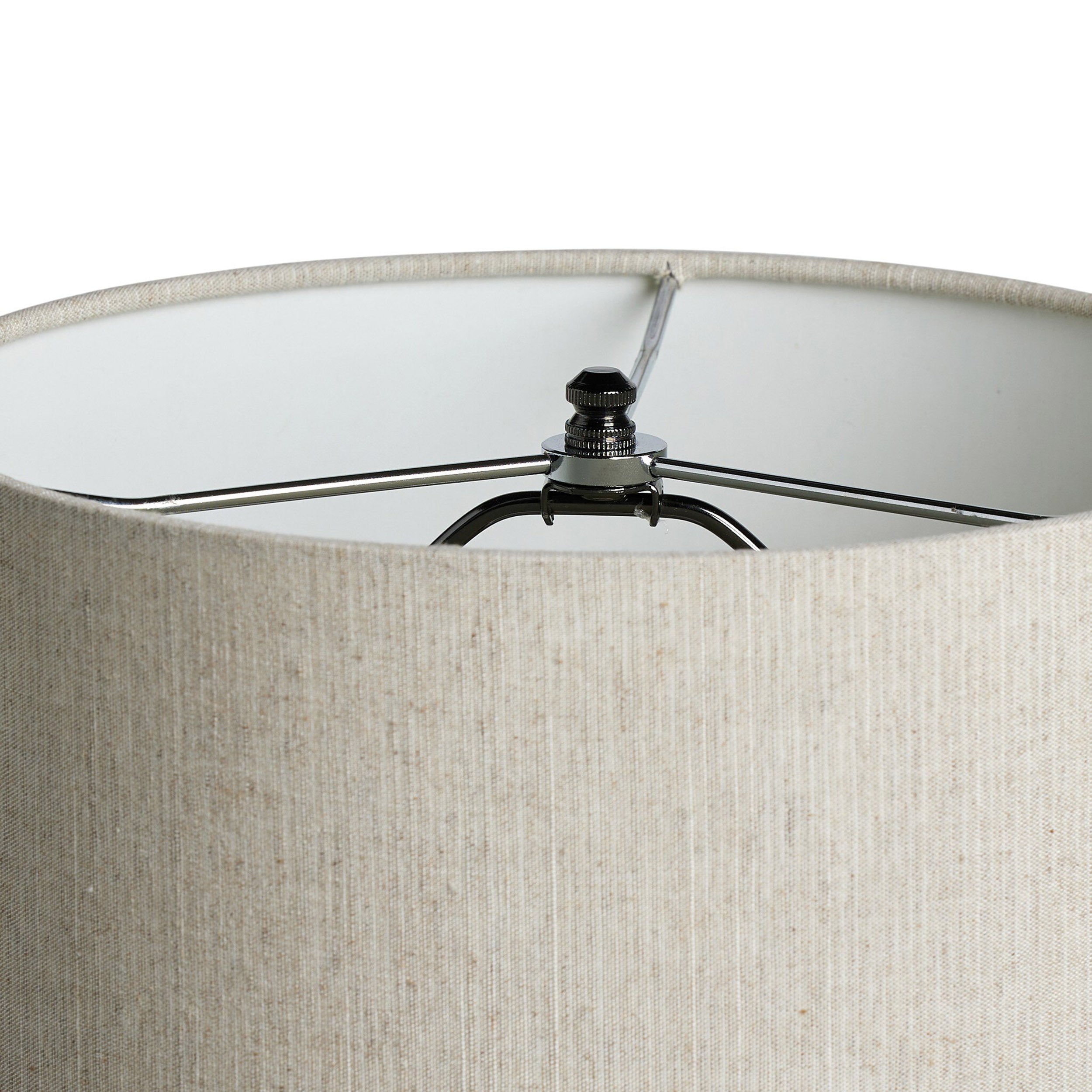 Allura Table Lamp, White Speckled Ceramic
