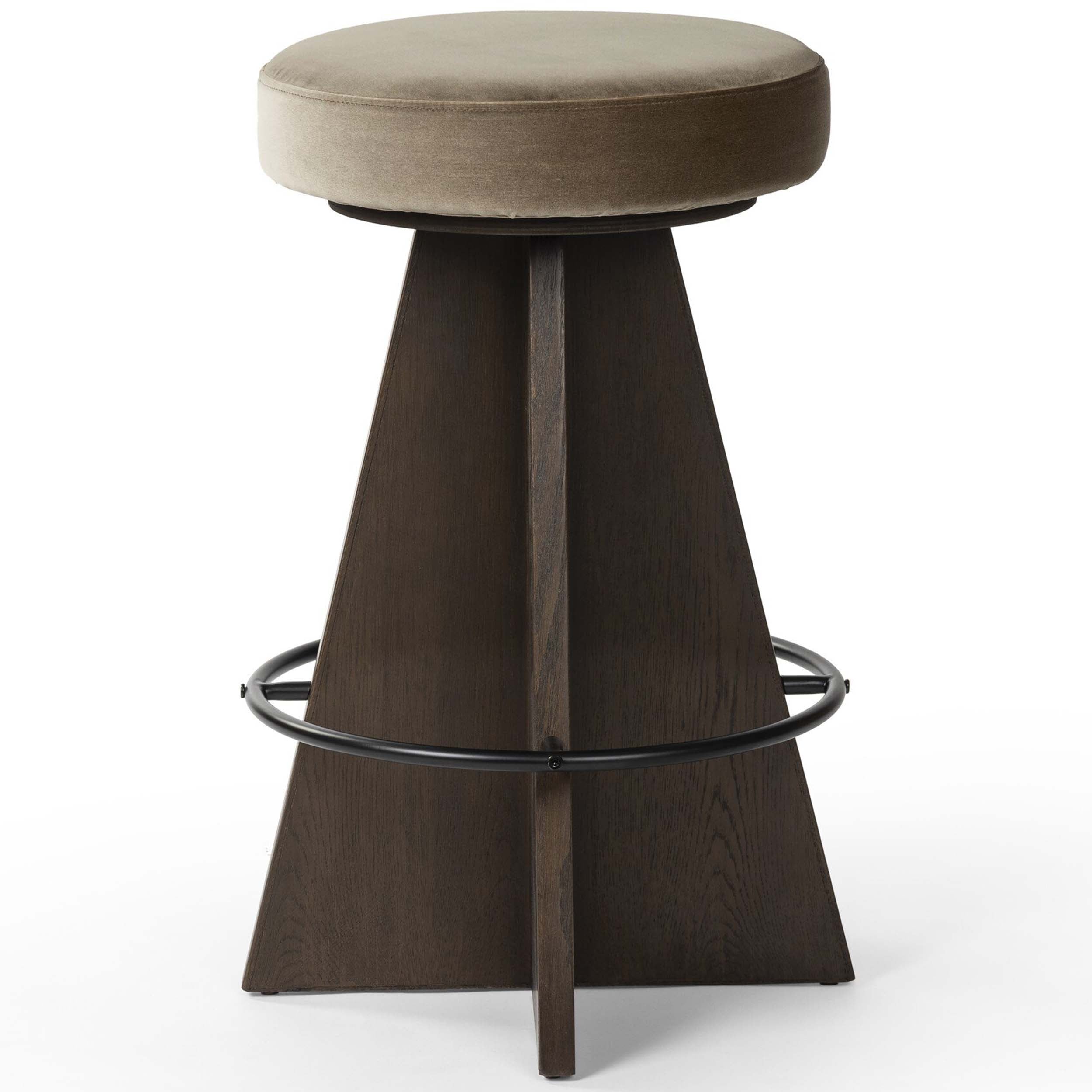 Damon Swivel Bar + Counter Stool, Sapphire Khaki