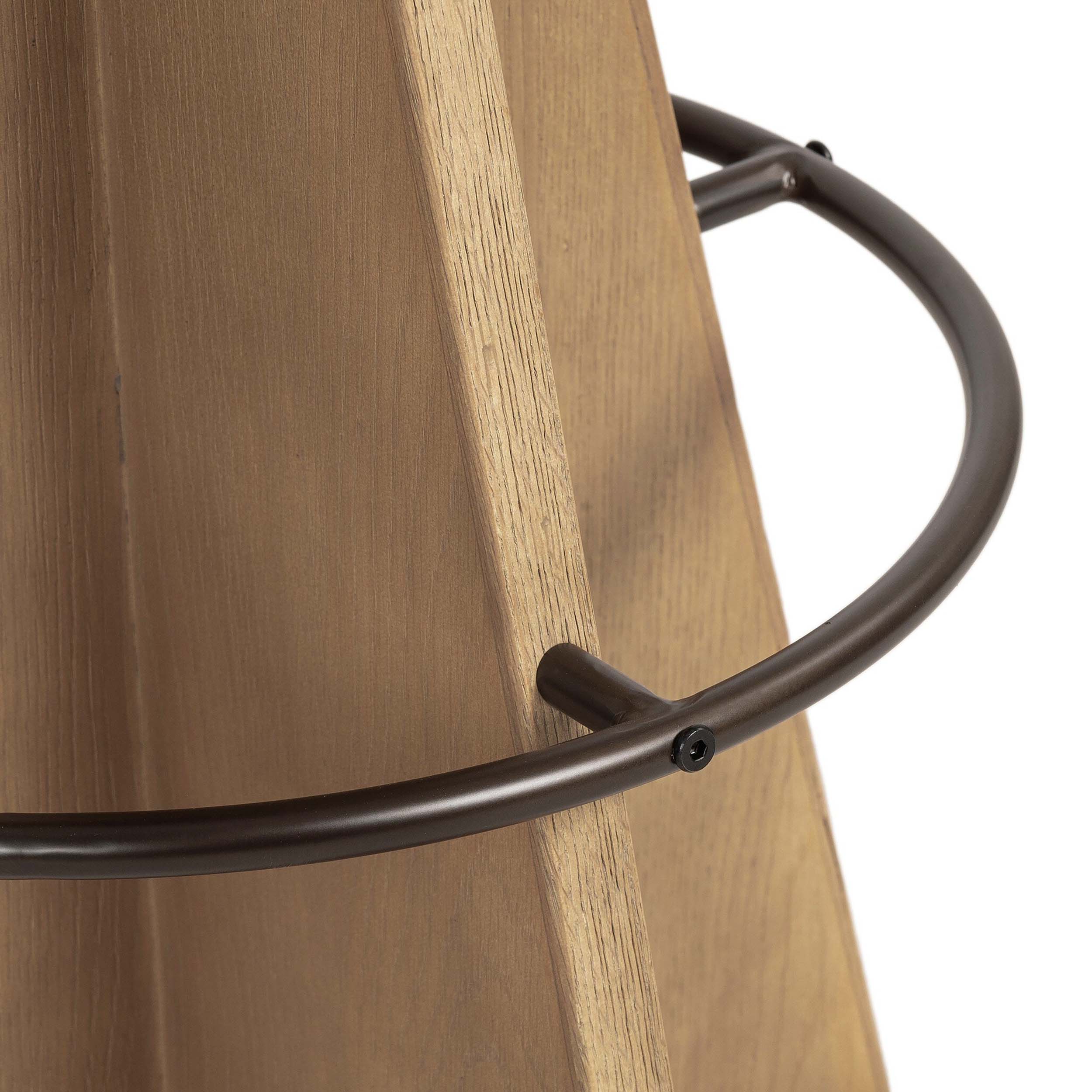 Damon Swivel Bar + Counter Stool, Harbor Sand
