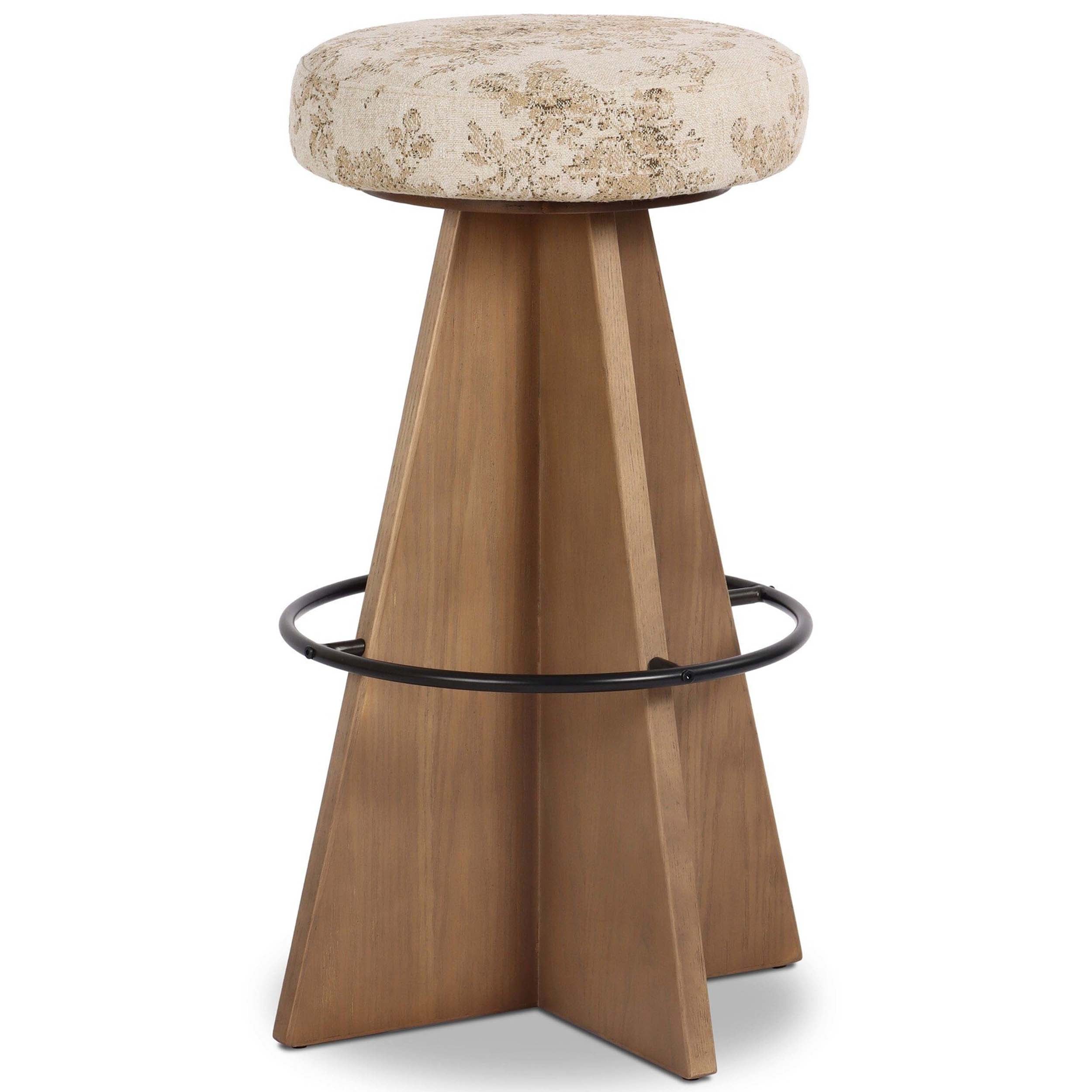 Damon Swivel Bar + Counter Stool, Fallingbrook Natural