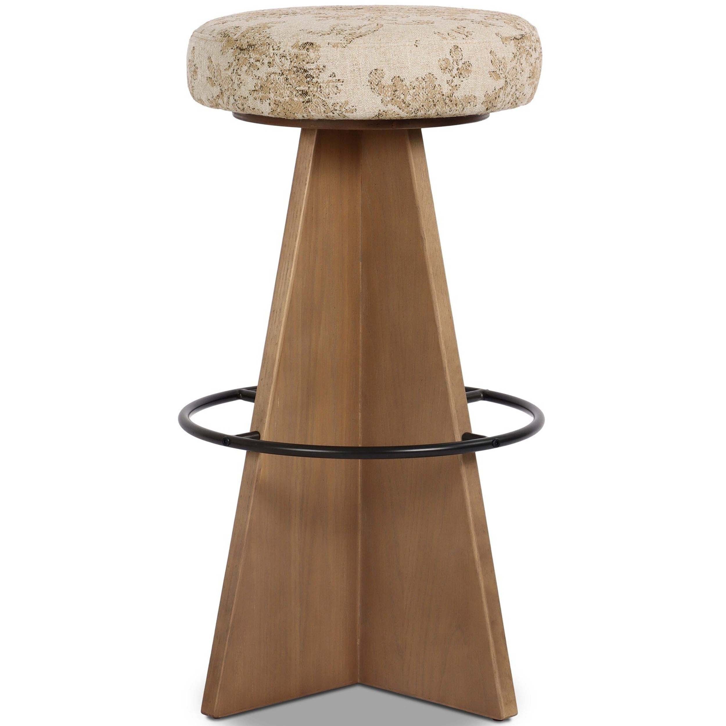 Damon Swivel Bar + Counter Stool, Fallingbrook Natural