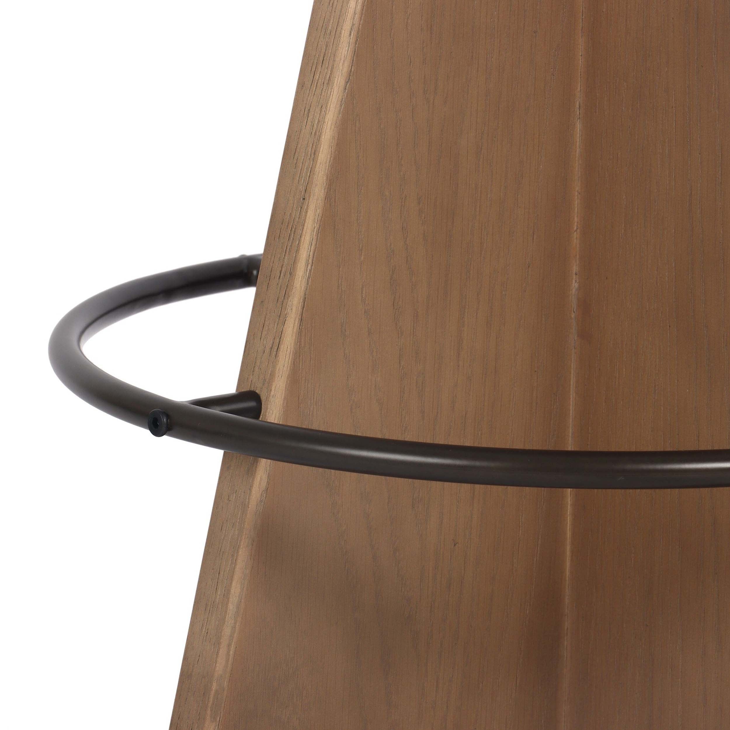 Damon Swivel Bar + Counter Stool, Fallingbrook Natural