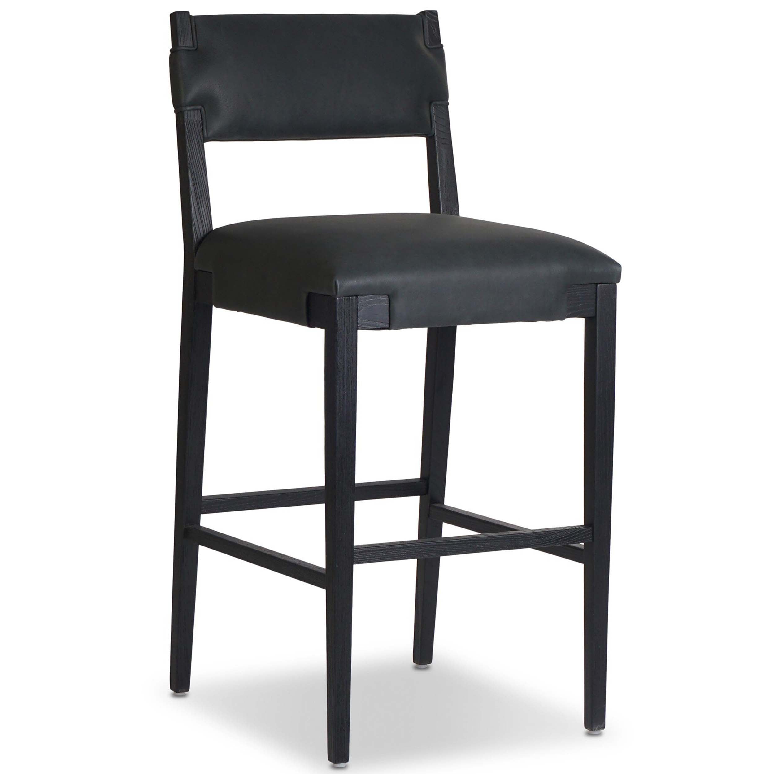 Tamari Bar + Counter Stool, Brickhouse Black