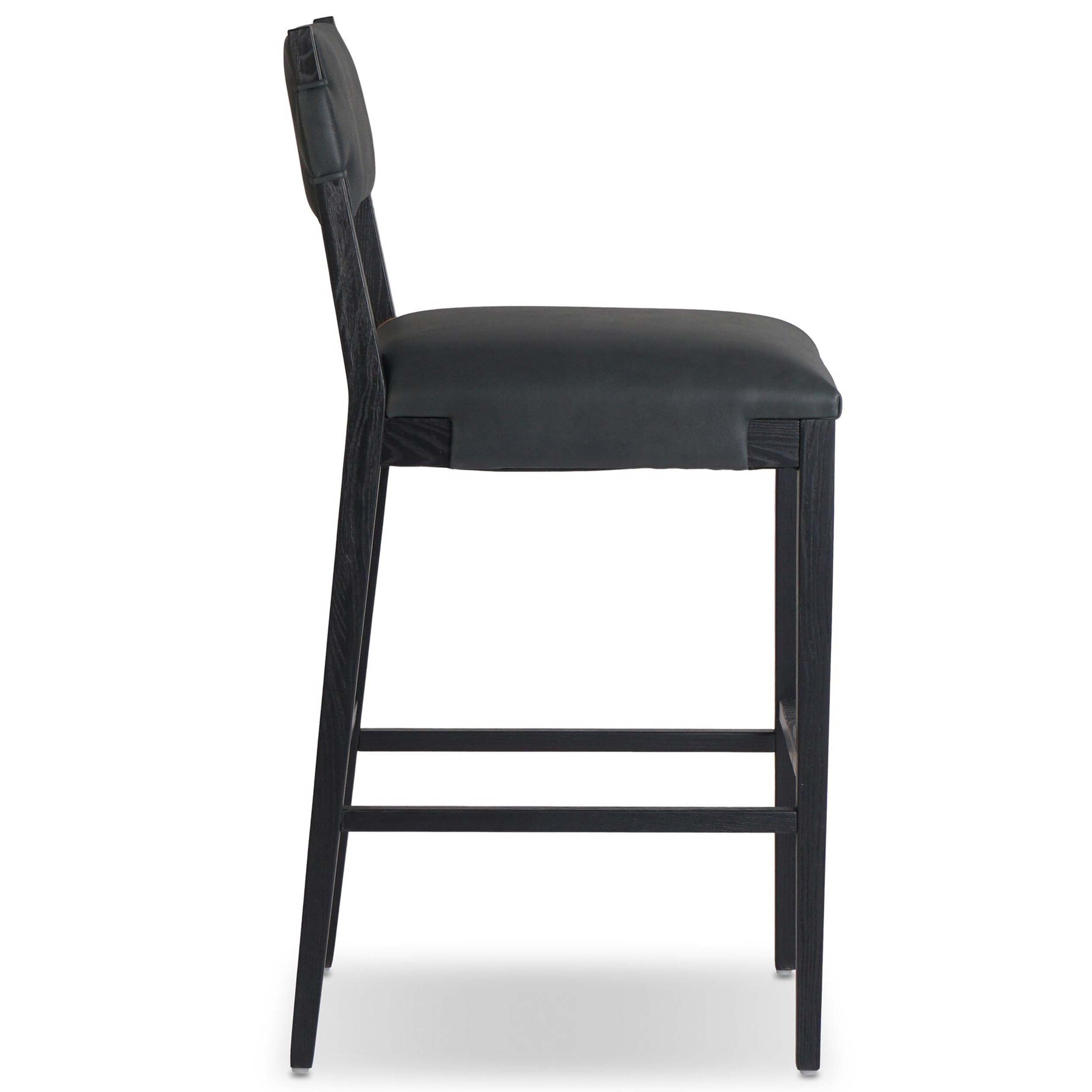 Tamari Bar + Counter Stool, Brickhouse Black