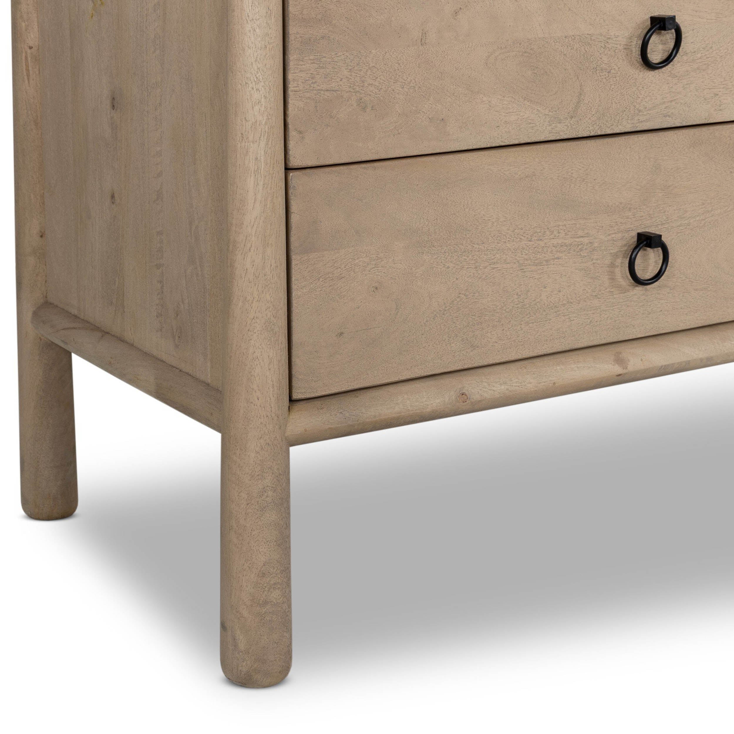 Freddie 6 Drawer Dresser, Caramel Mango