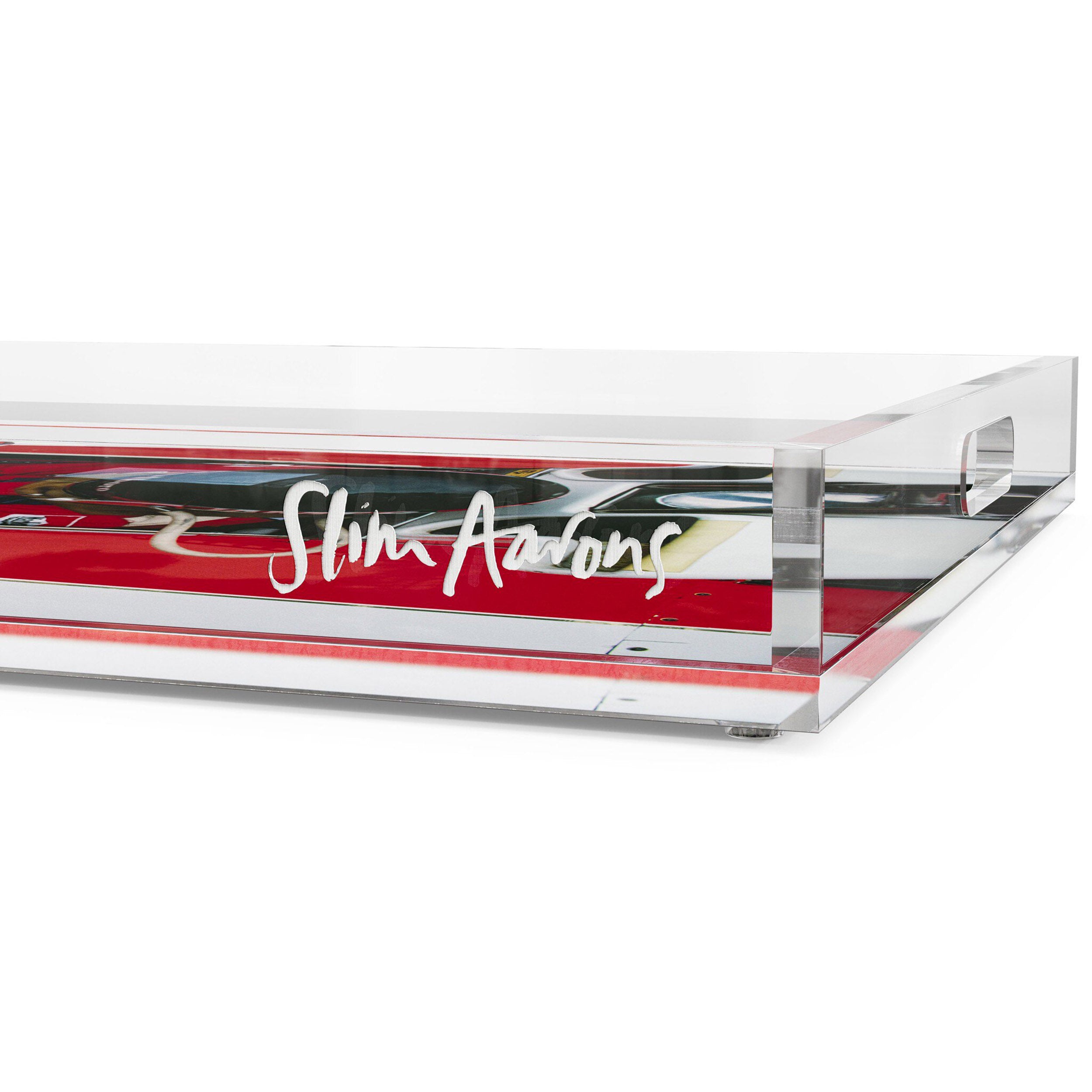 Monaco Grand Prix Tray by Slim Aarons, 1/4" Clear Cast Acrylic
