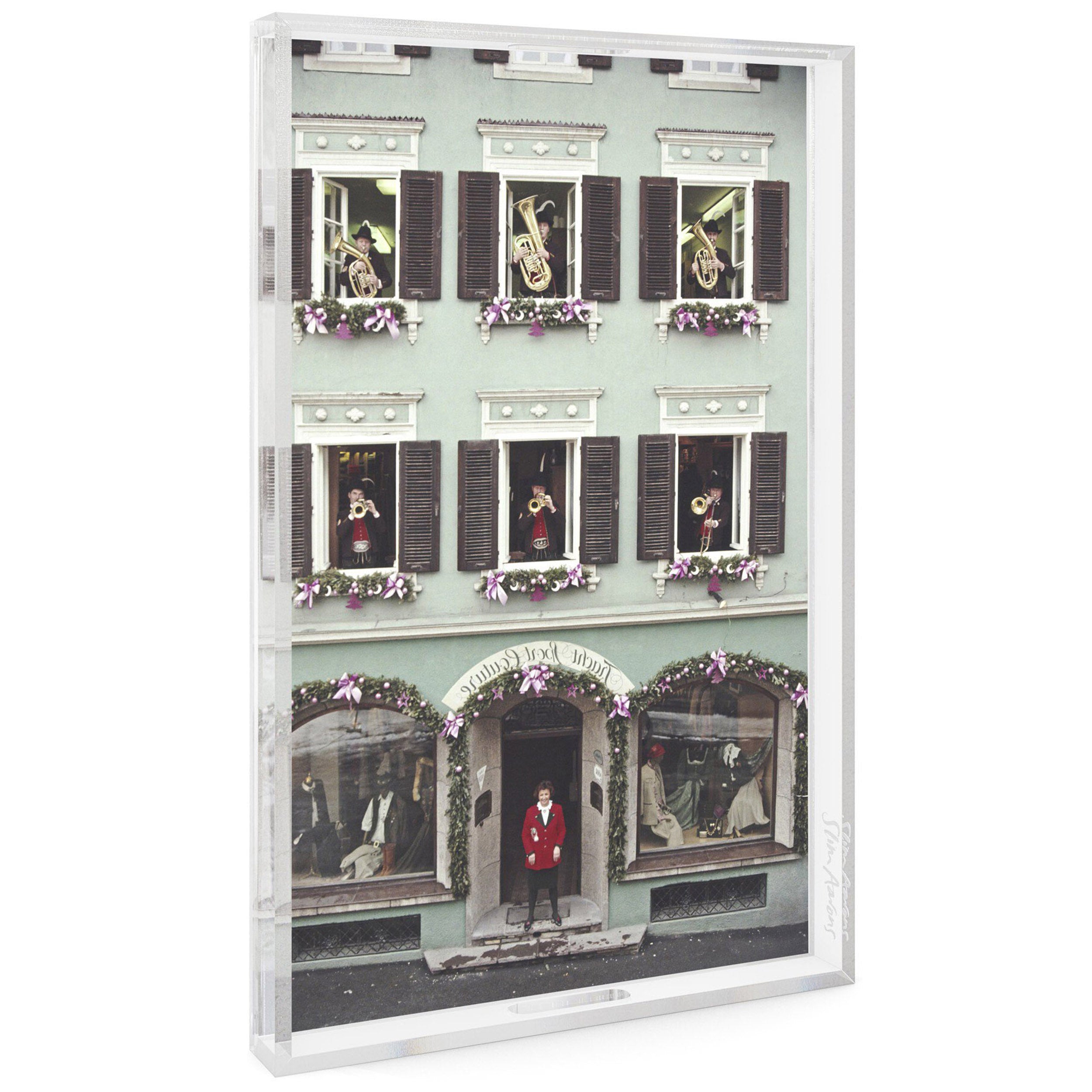 Trachten Sport Couture Tray by Slim Aarons, 1/4" Clear Cast Acrylic
