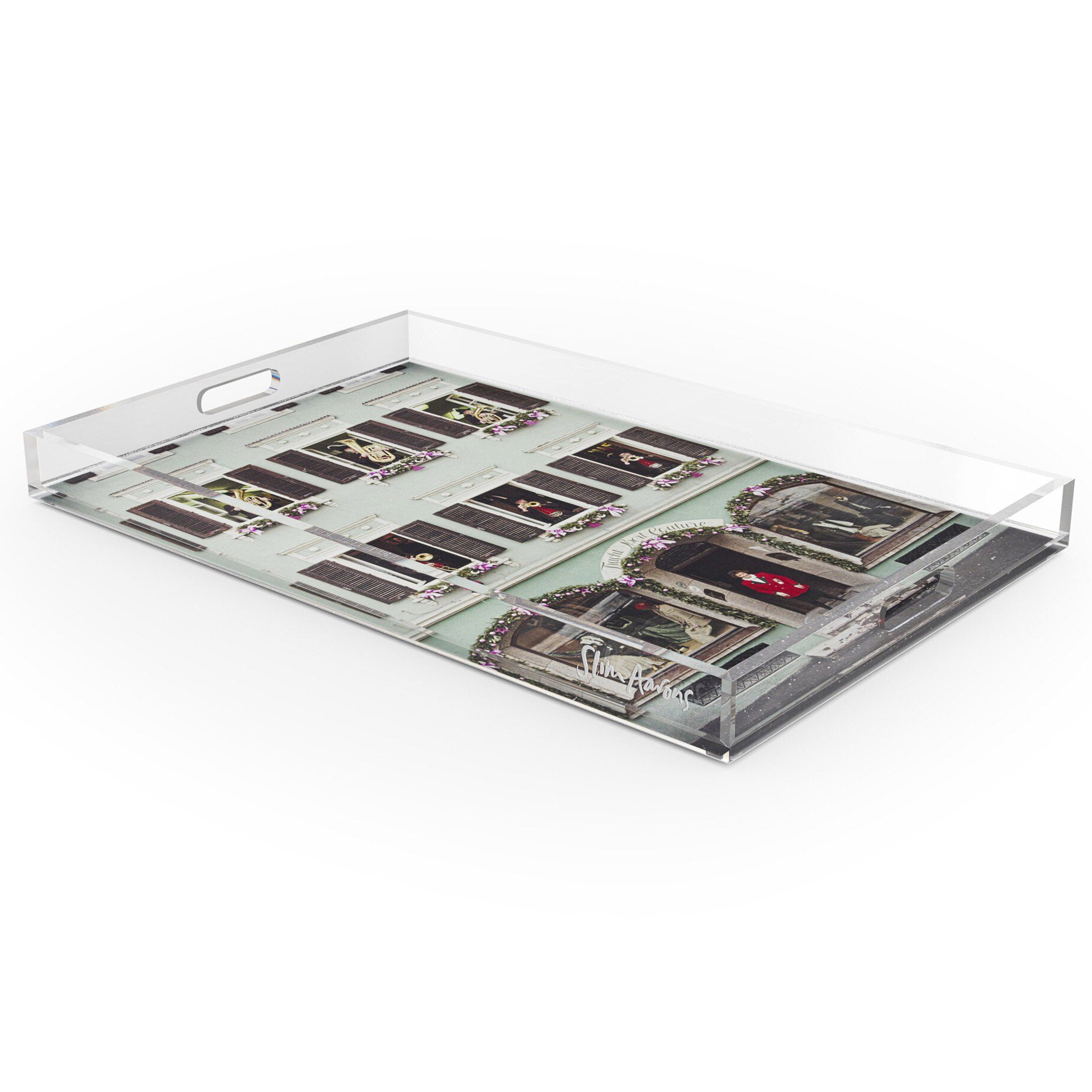 Trachten Sport Couture Tray by Slim Aarons, 1/4" Clear Cast Acrylic