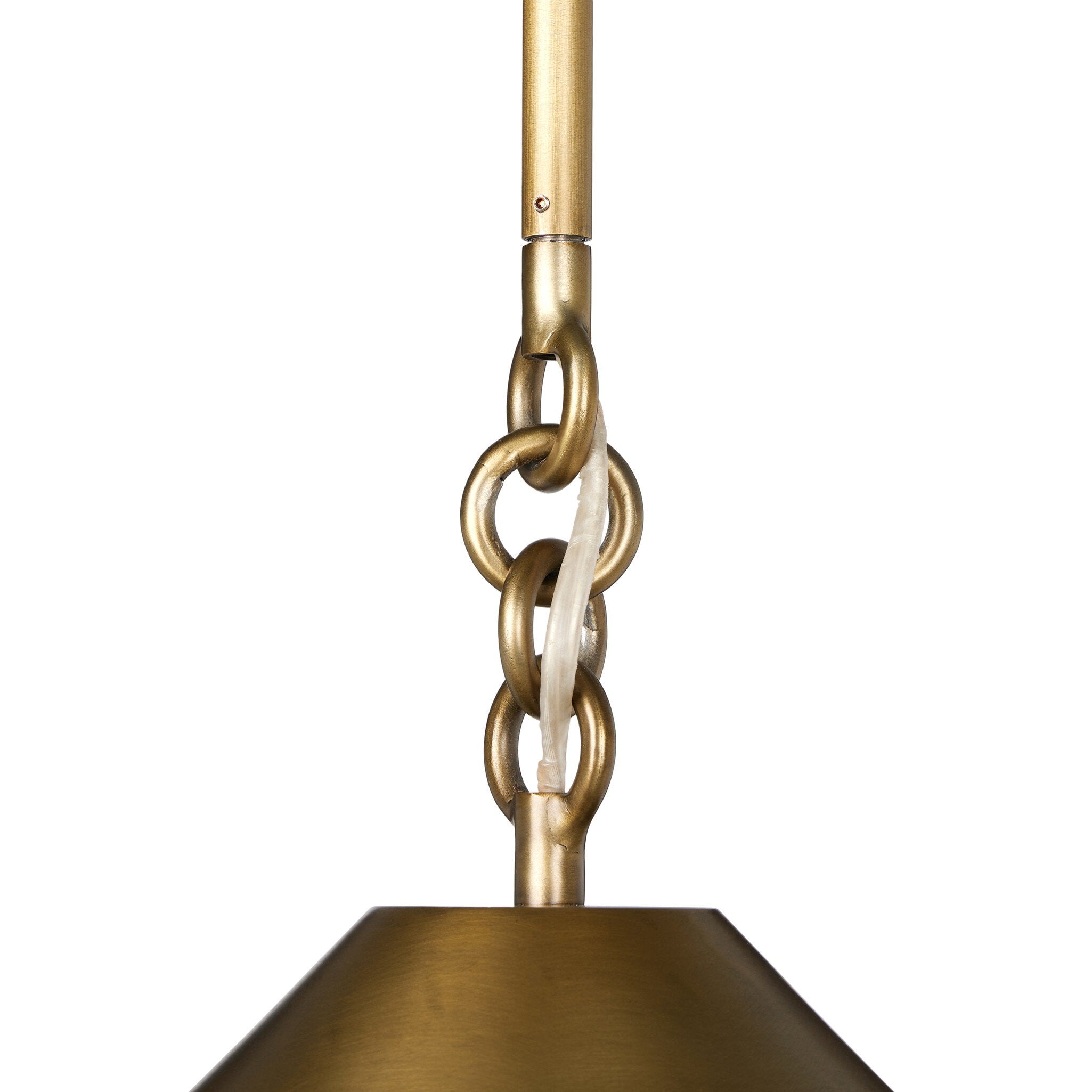 Mozelle Pendant, Milk Glass