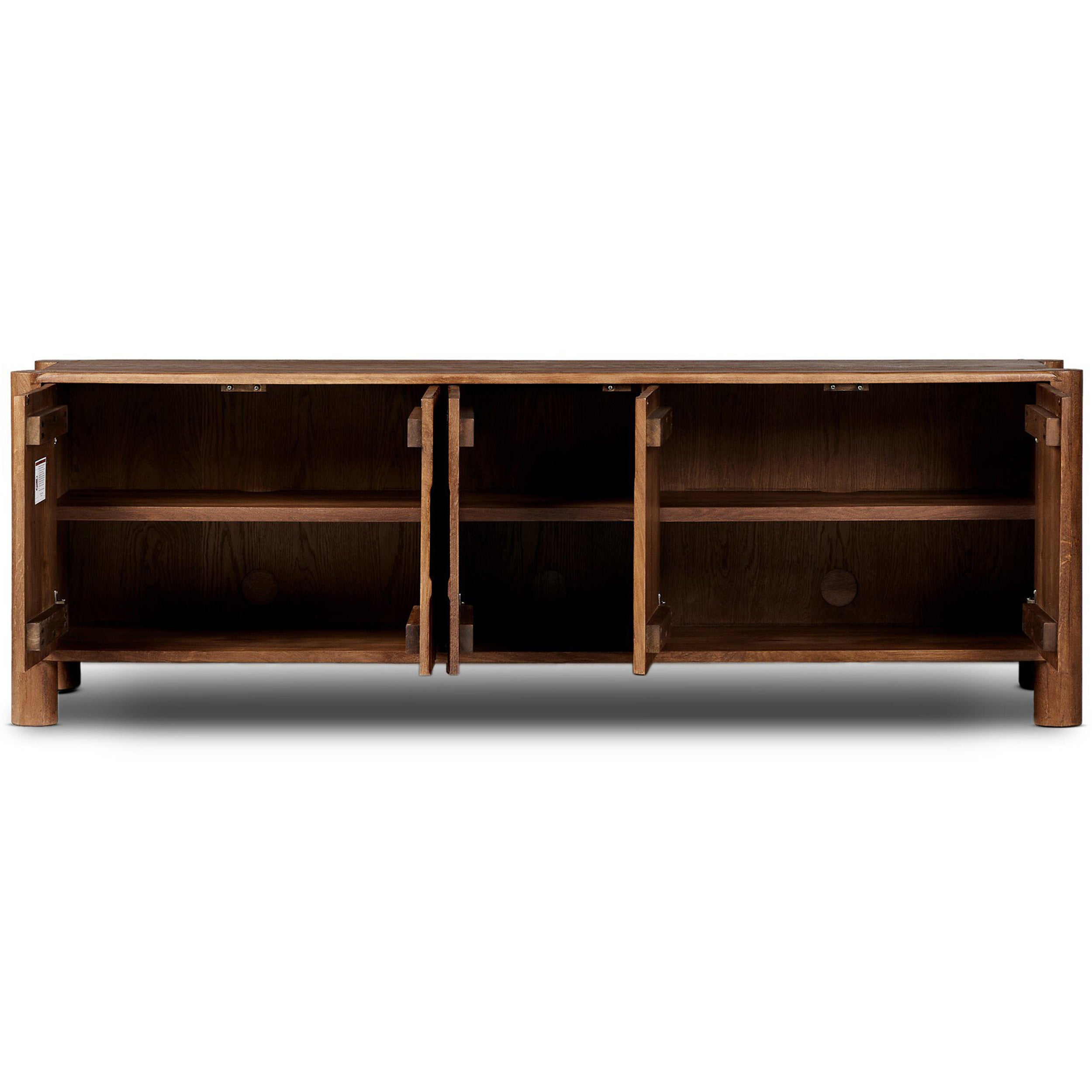 Ezri Media Console, Cocoa Oak
