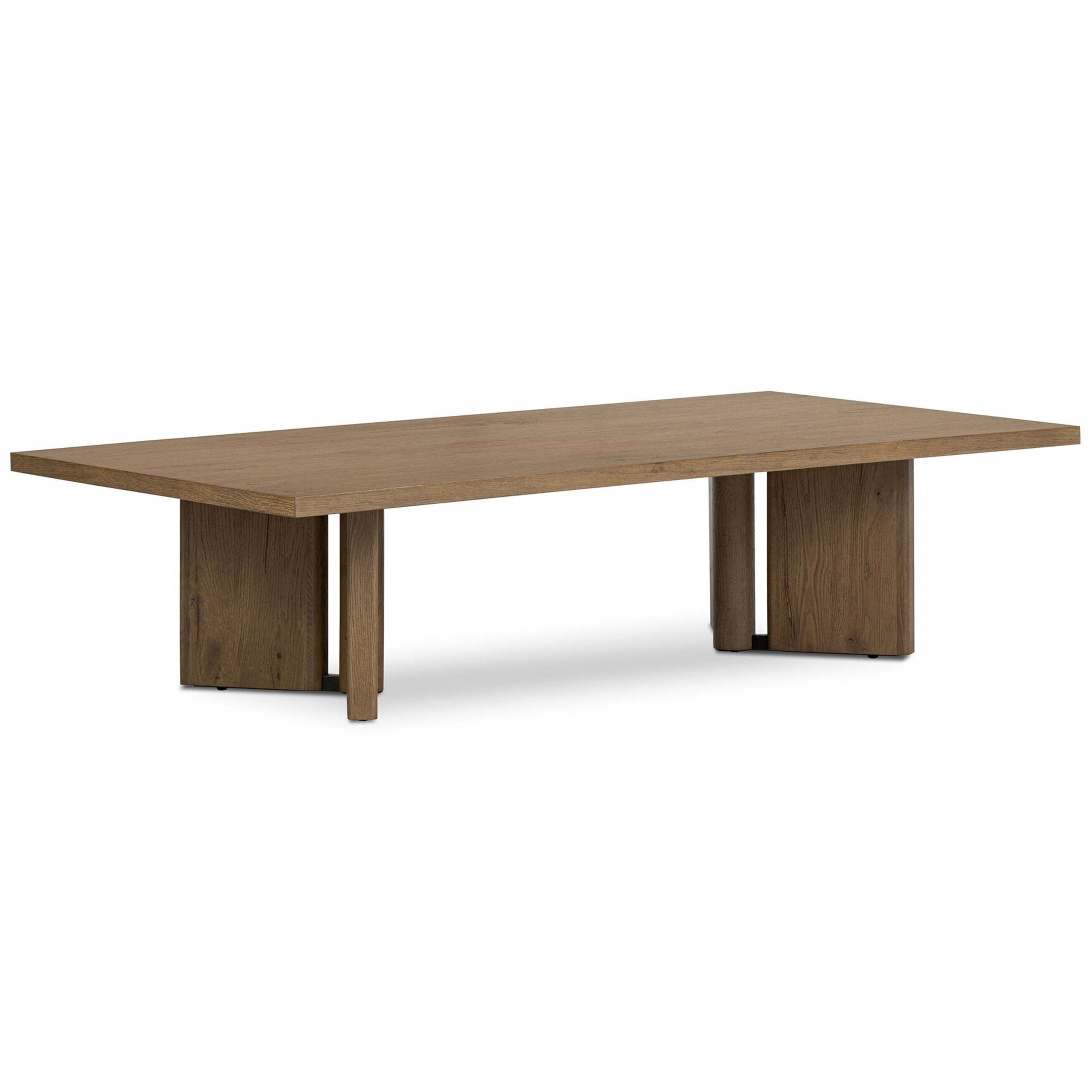 Huxley Coffee Table, Rubbed Light Oak Veneer