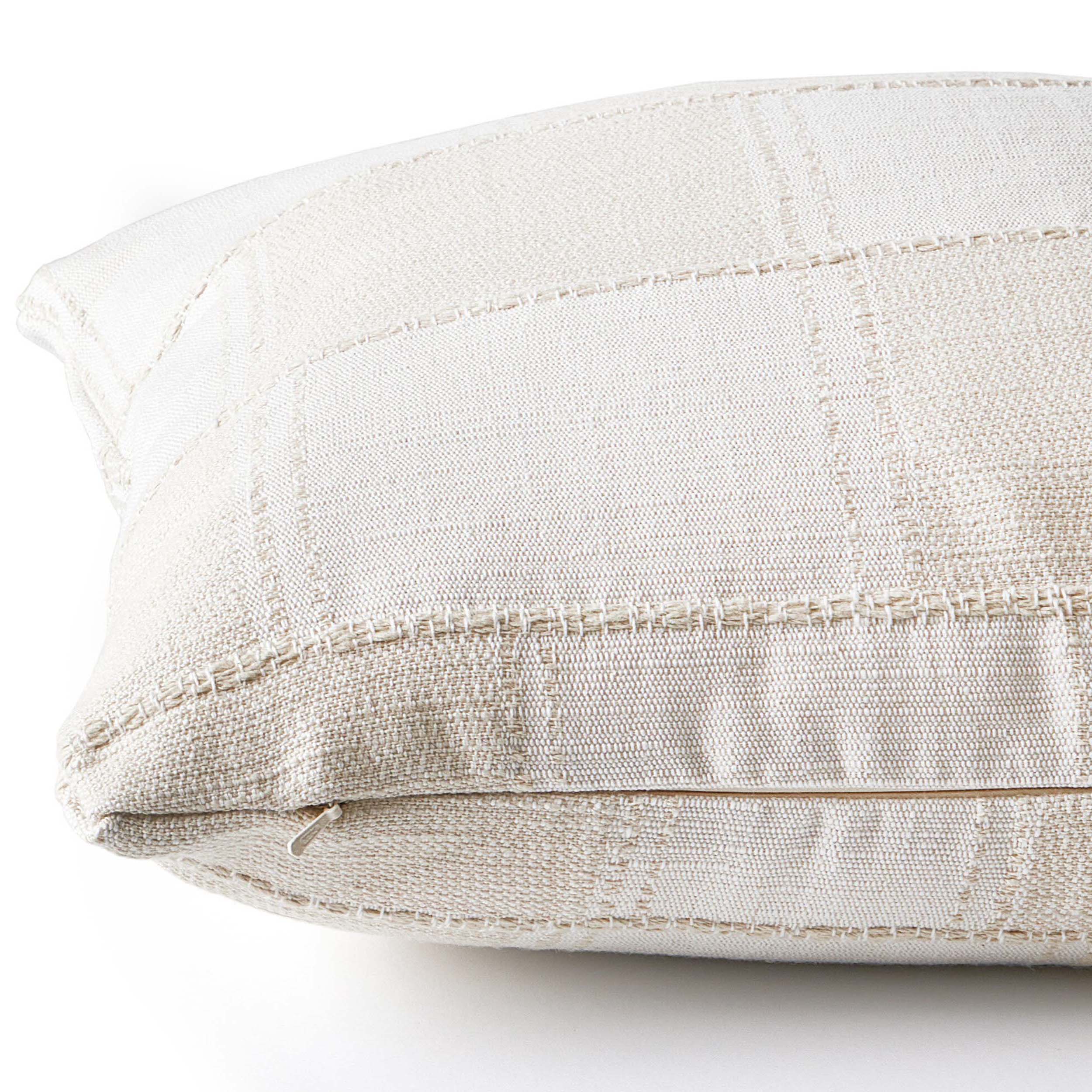 Tate Pillow, Thomwell Cream, Cover + Insert