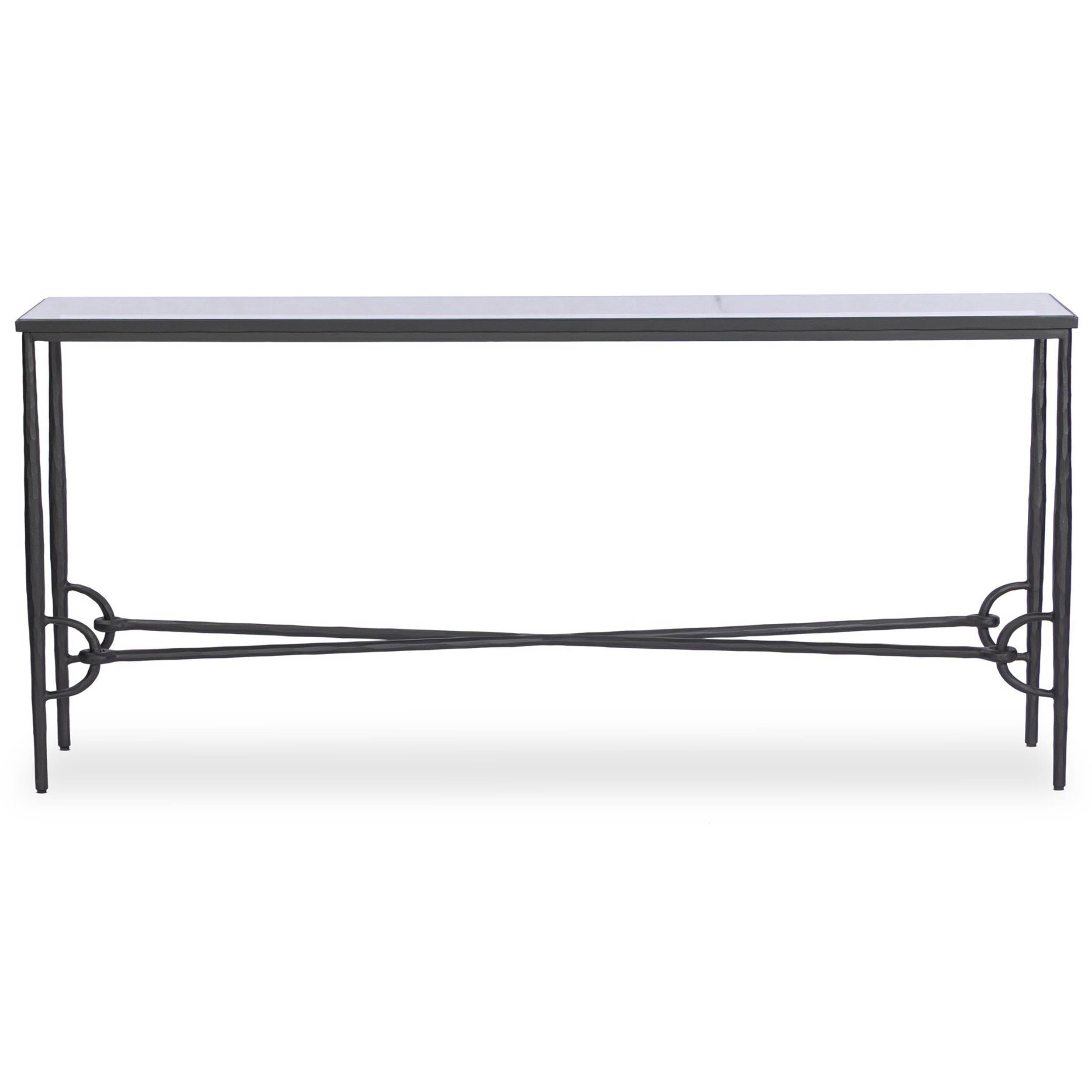 Babylon Console Table, Tempered Glass