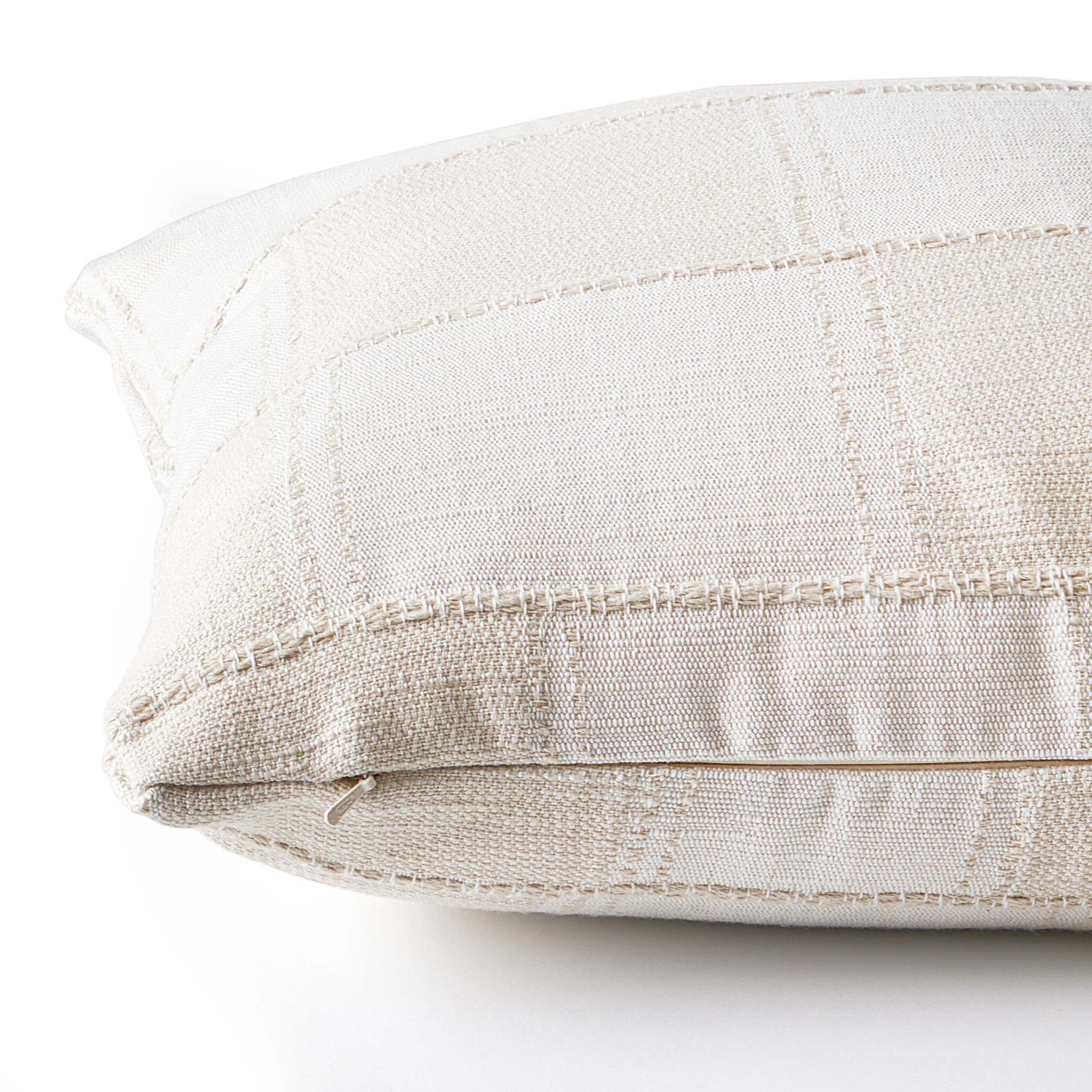 Tate Pillow, Thomwell Cream, Cover Only