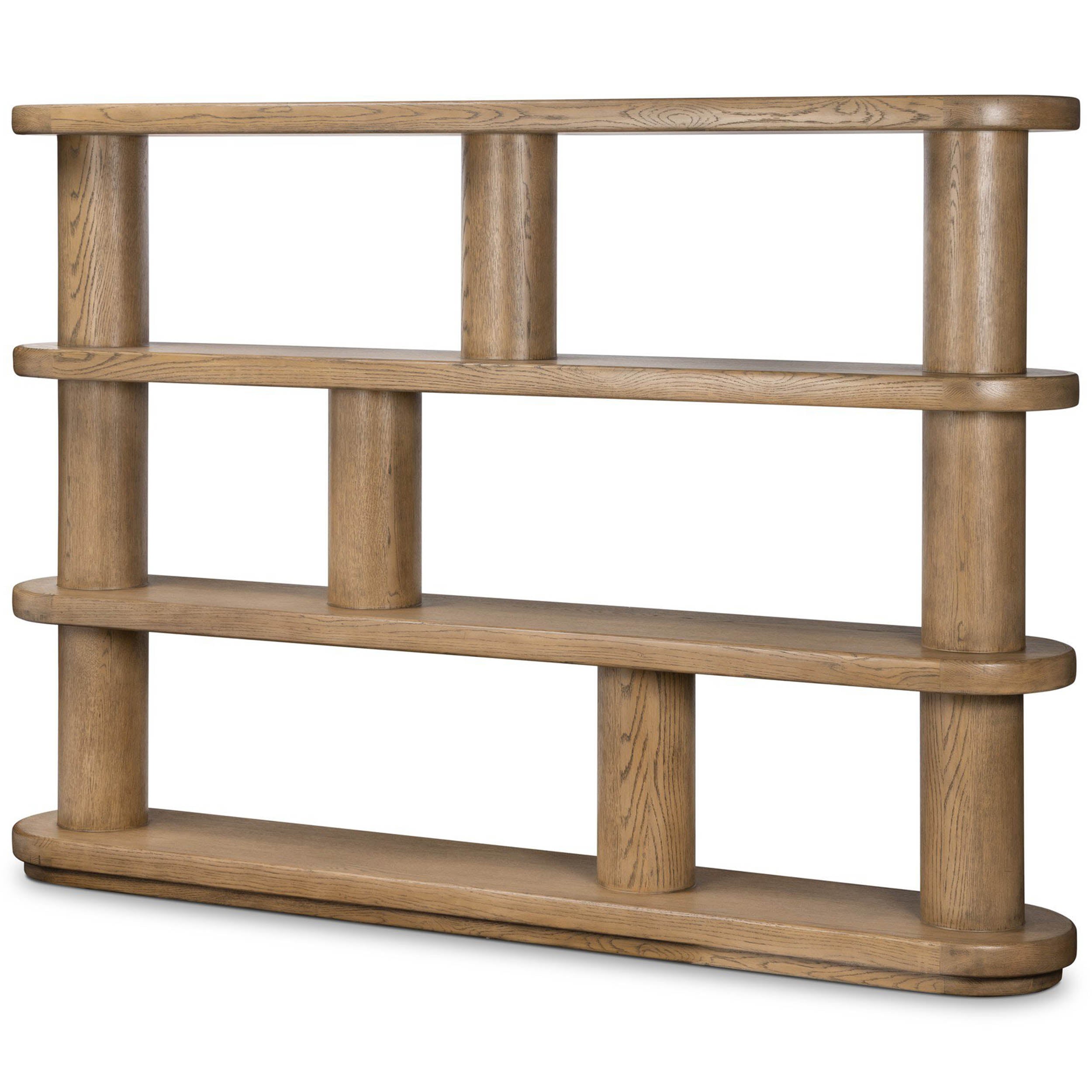 Luciana Bookcase, Smoked Oak Veneer
