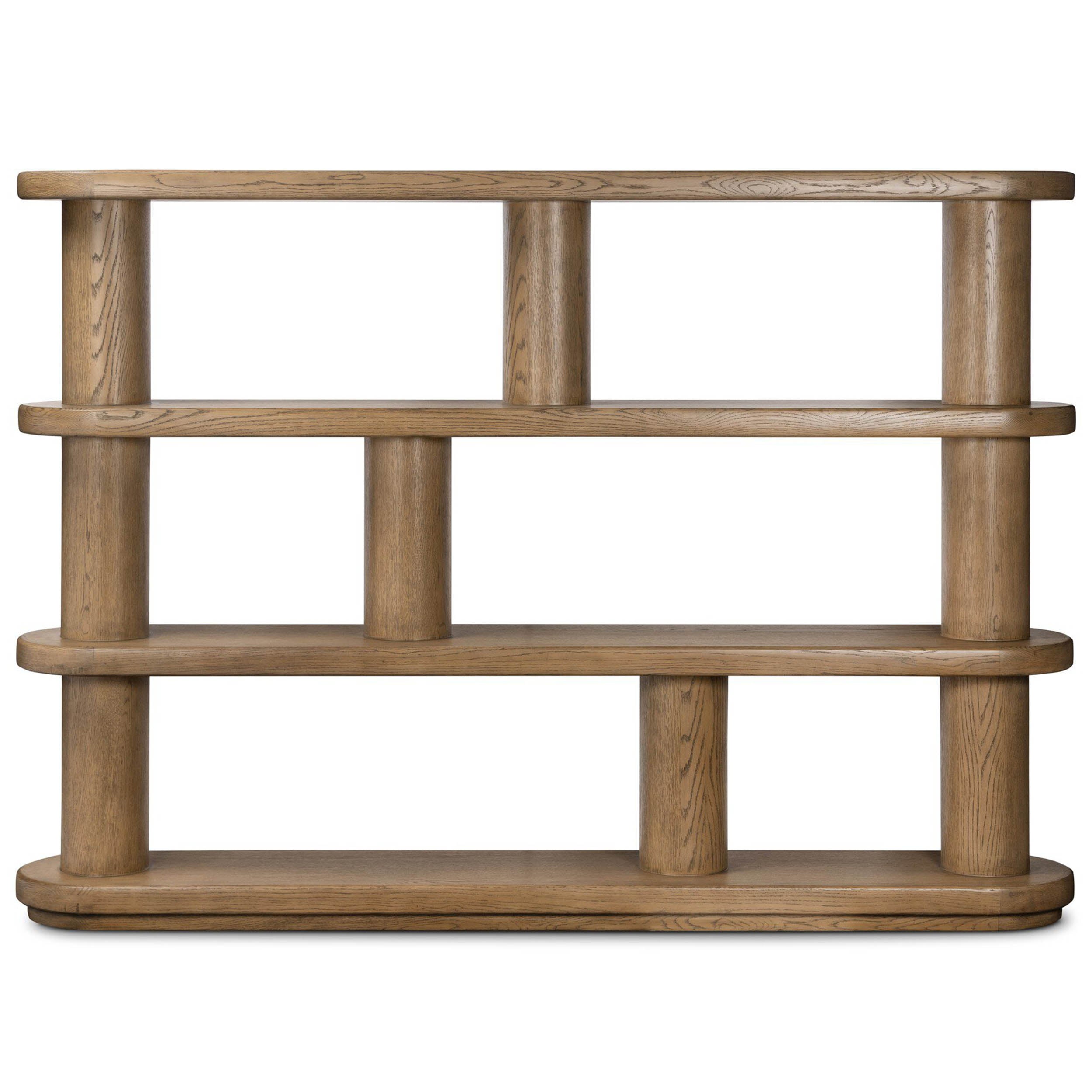 Luciana Bookcase, Smoked Oak Veneer