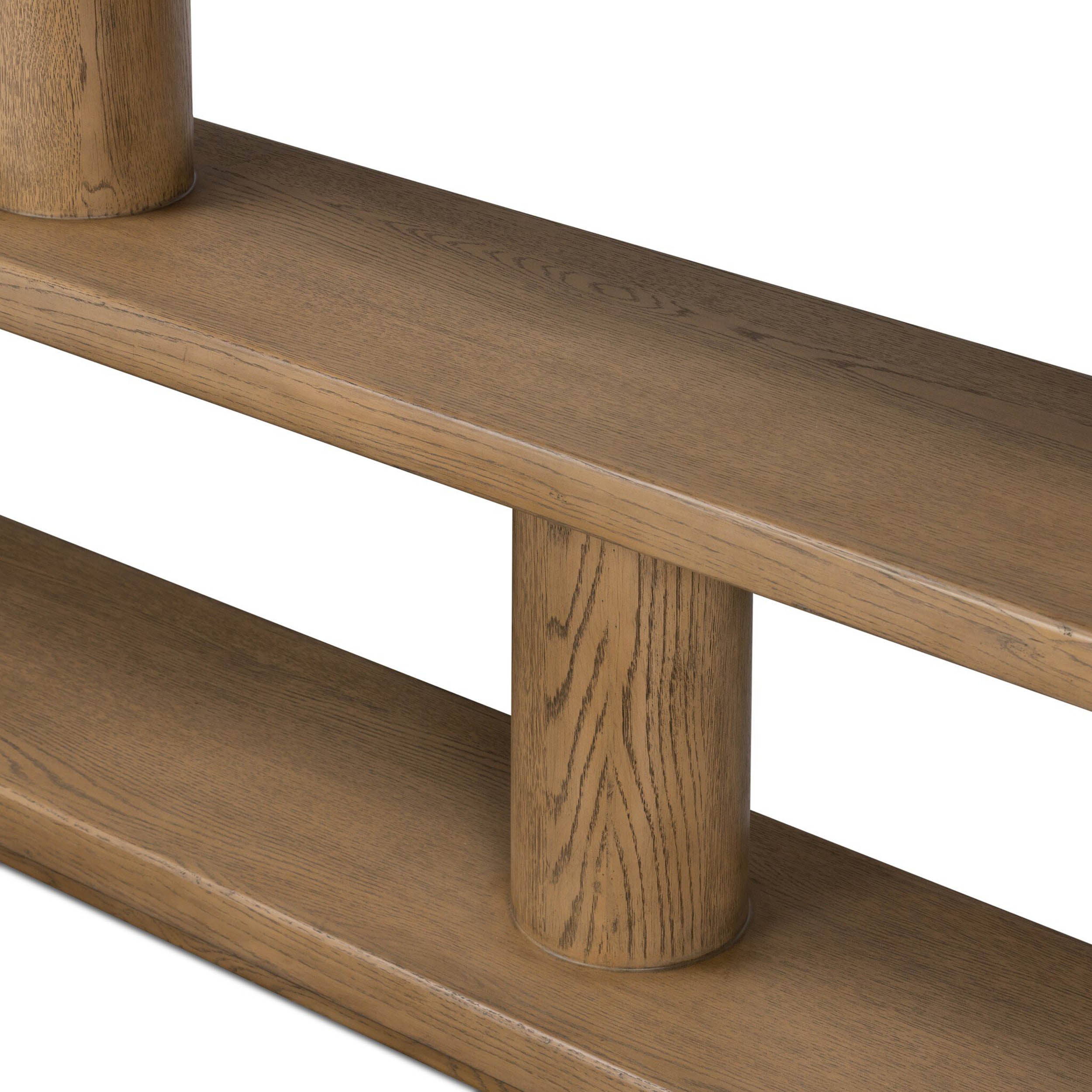 Luciana Bookcase, Smoked Oak Veneer