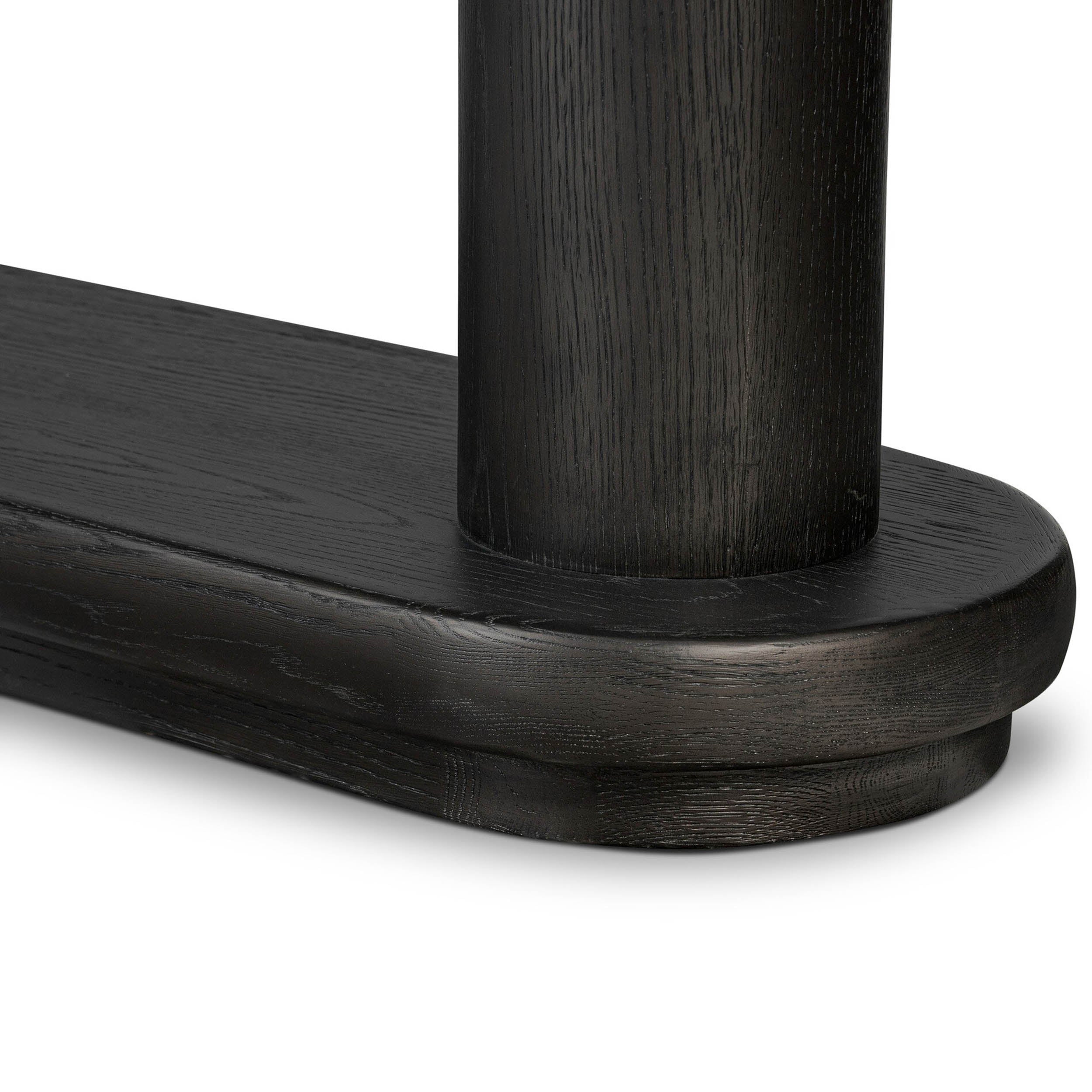 Luciana Bookcase, Ebony Oak Veneer