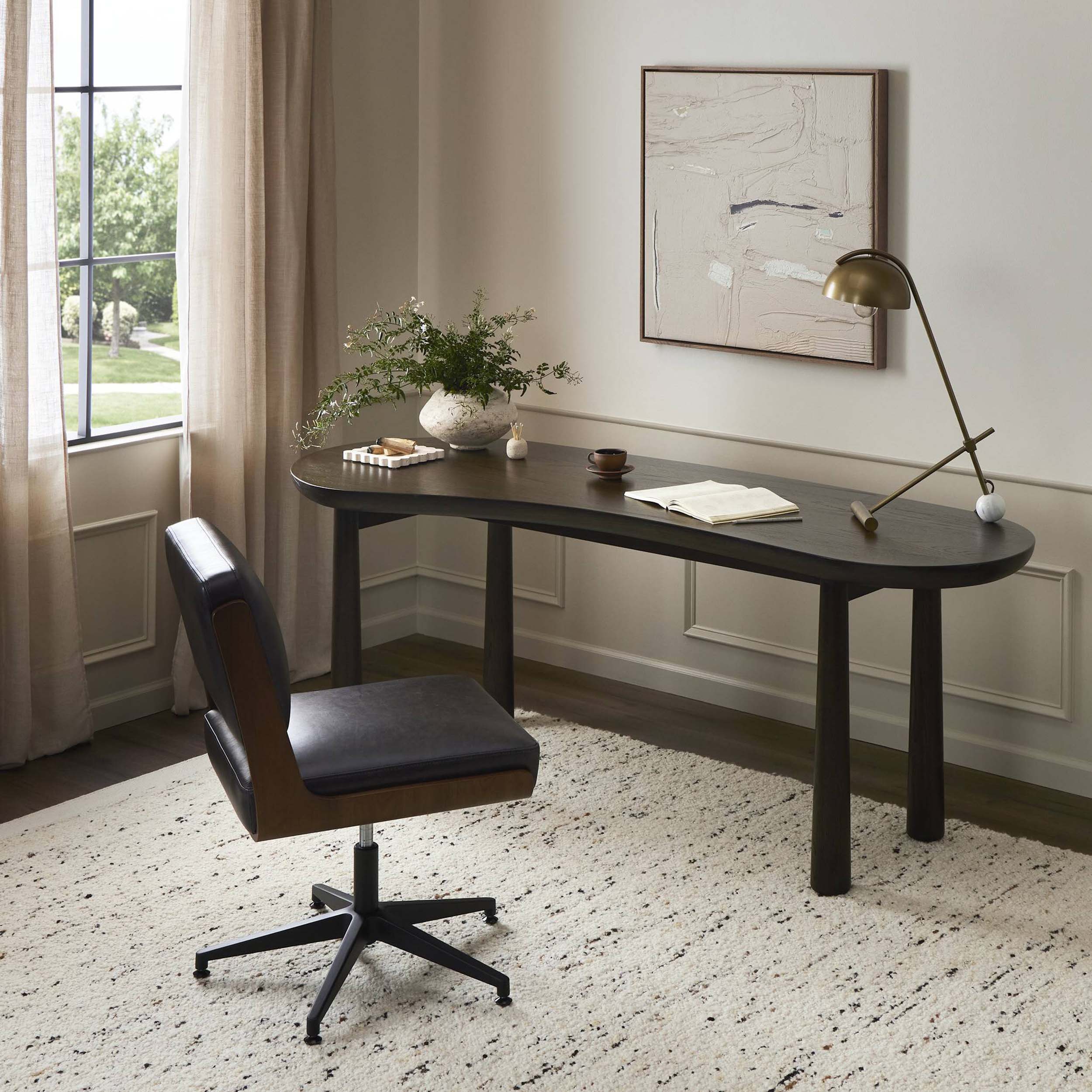 Clara Desk, Sienna Brown Oak